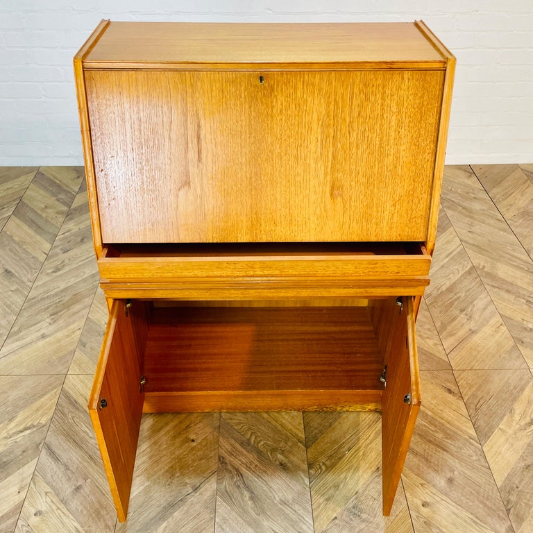 Vintage Teak Bureau / Desk by Remploy, 1970s For Sale at 1stDibs | remploy  desk, remploy furniture, remploy writing bureau