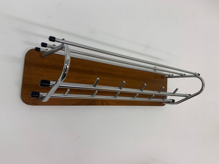 Vintage Teak Coat Rack, 1960s For Sale at 1stDibs