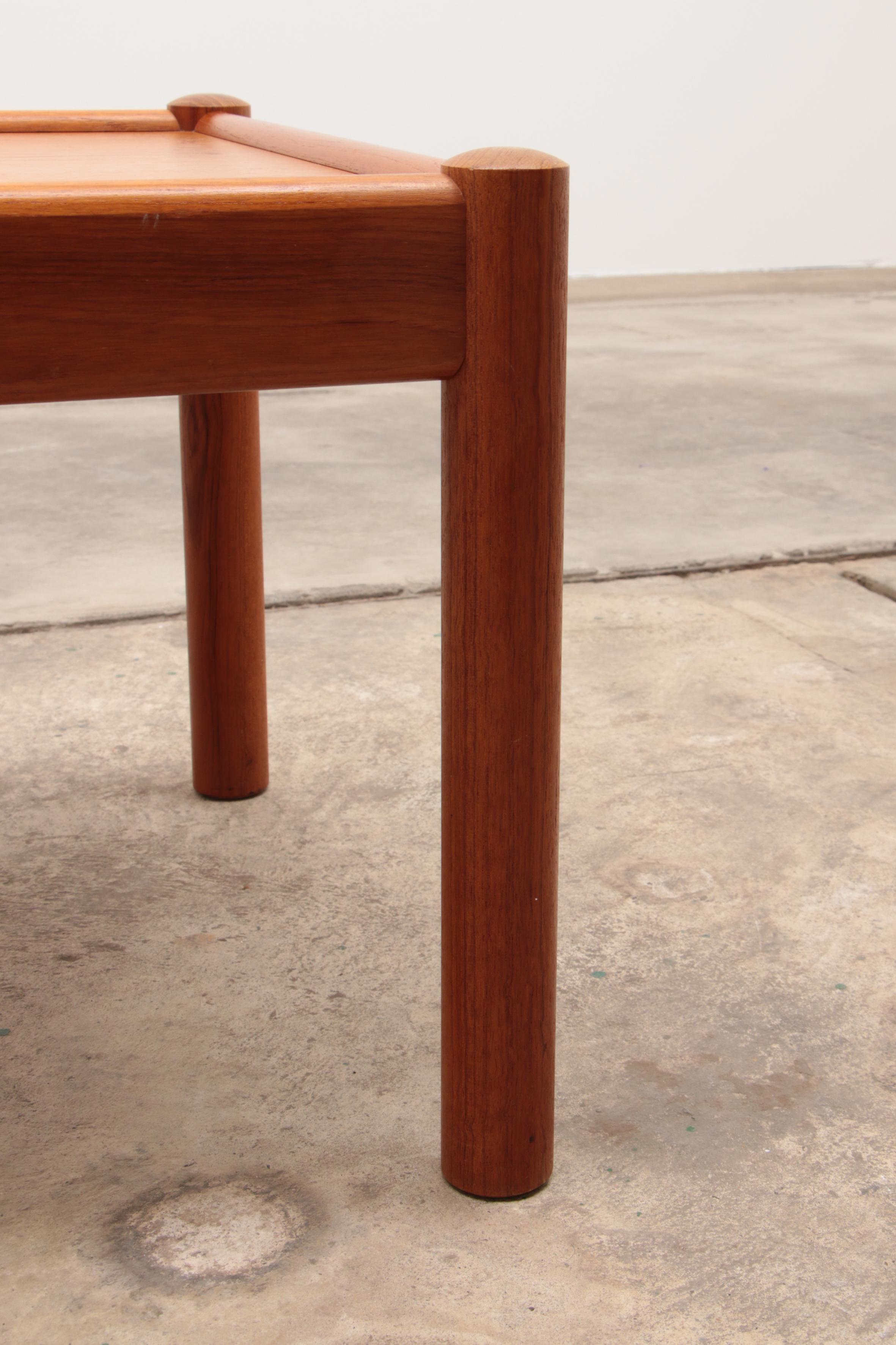 Vintage Teak Coffee Table from 1960s Denmark For Sale 2