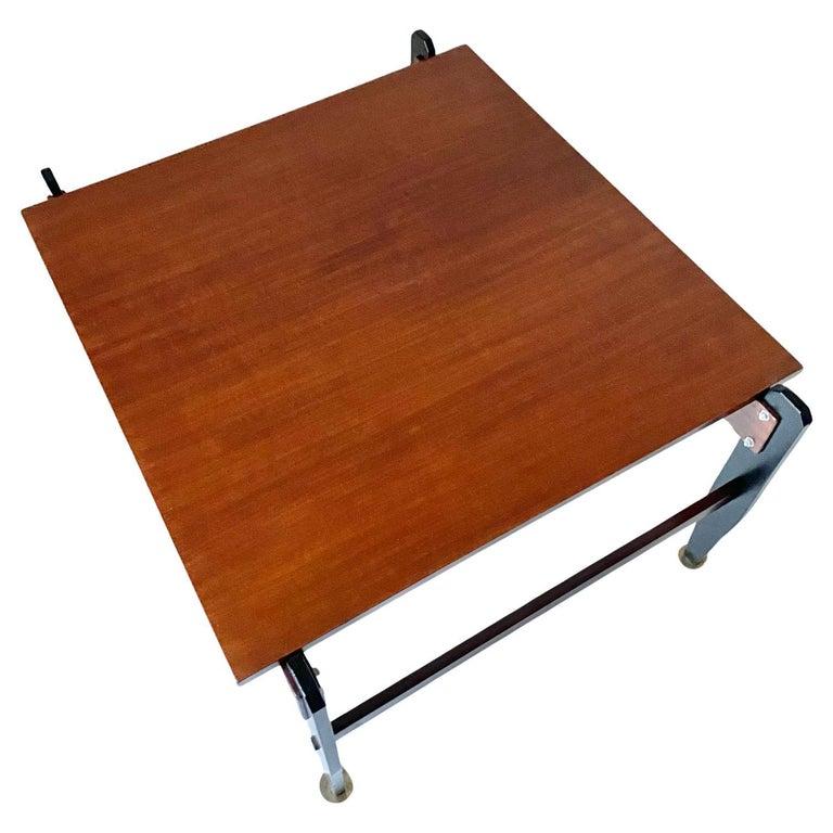 Vintage Couchtisch aus Teakholz im skandinavischen Stil (Skandinavische Moderne) im Angebot