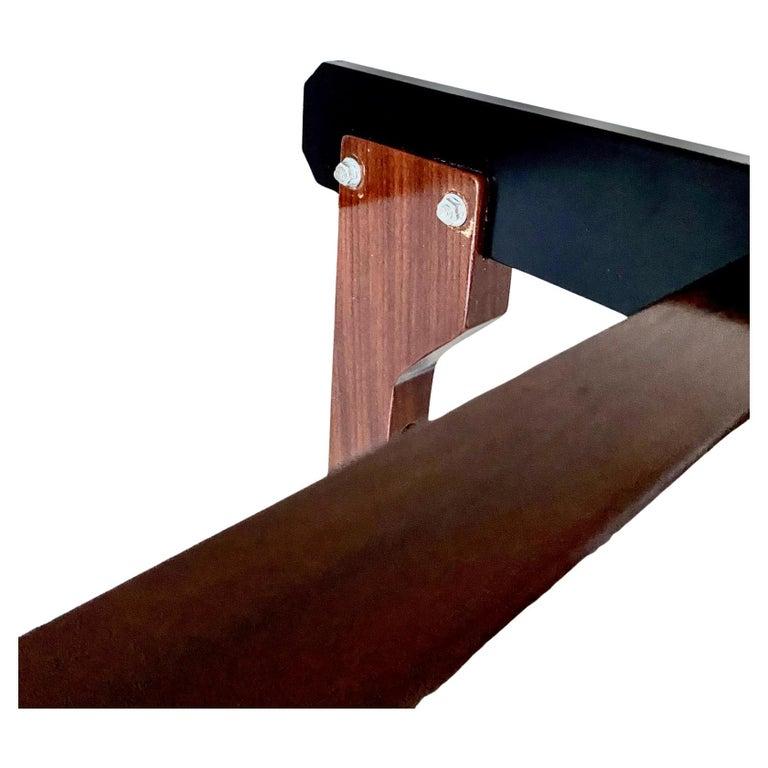 Vintage Couchtisch aus Teakholz im skandinavischen Stil (Italienisch) im Angebot