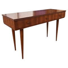 Vintage Konsolentisch aus Teakholz von Gaston Poisson, französisches Design, 1950er Jahre