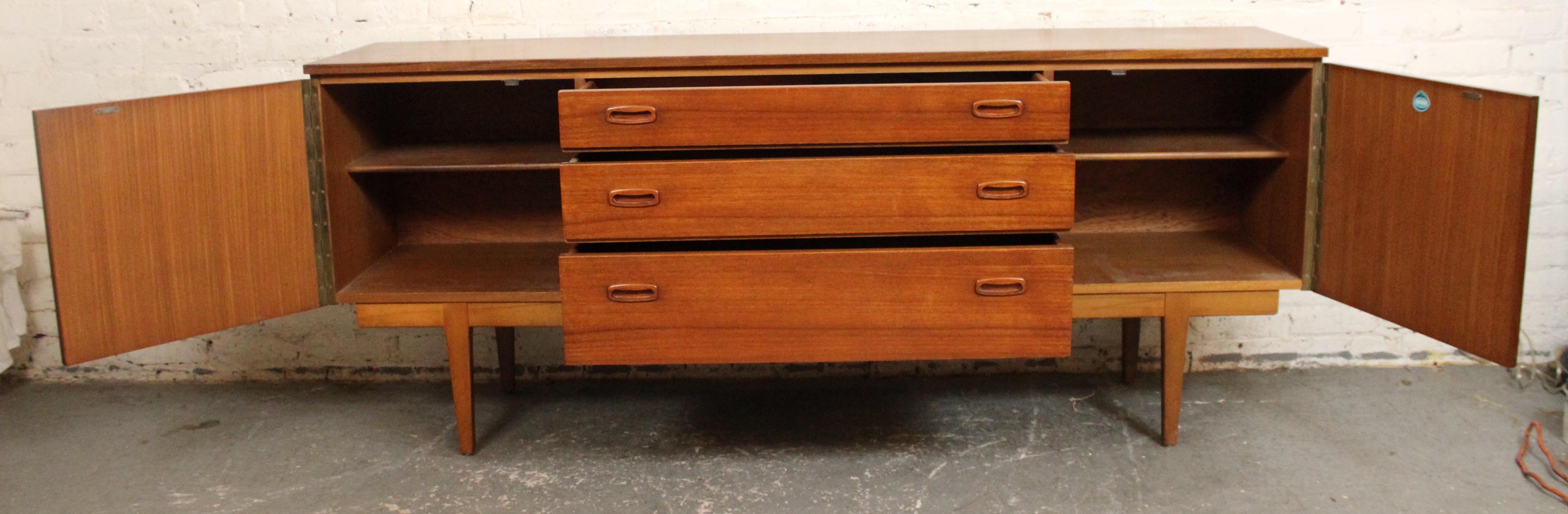 Crédence vintage en teck par Nathan Furniture en vente 1