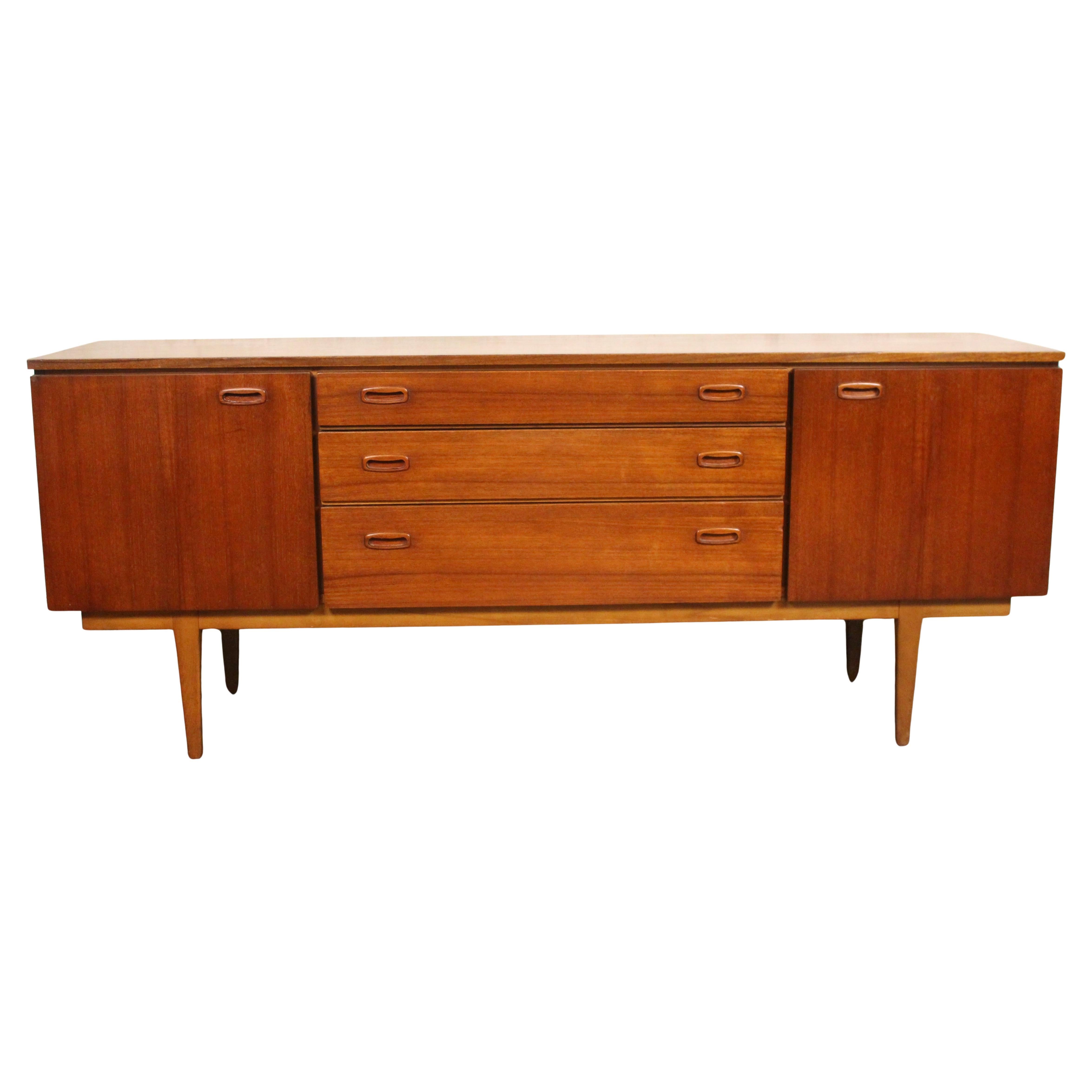 Vintage Teak Credenza by Nathan Furniture