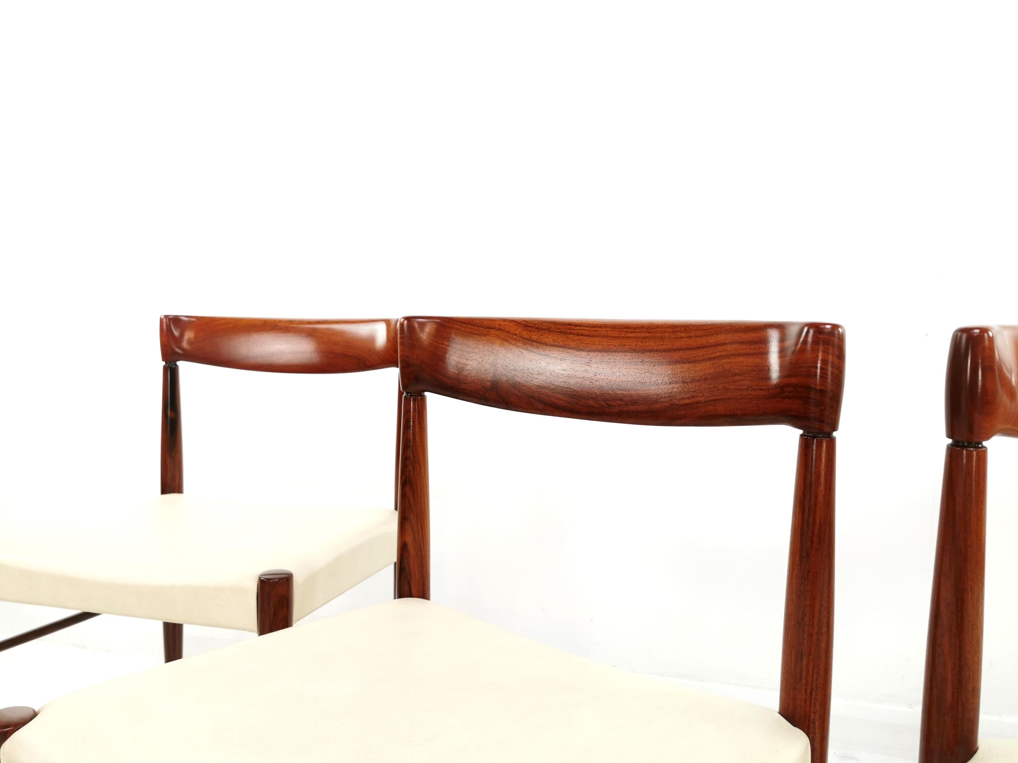 Vintage Teak Danish Dining Chairs by H.W. Klein for Bramin In Good Condition In STOKE ON TRENT, GB