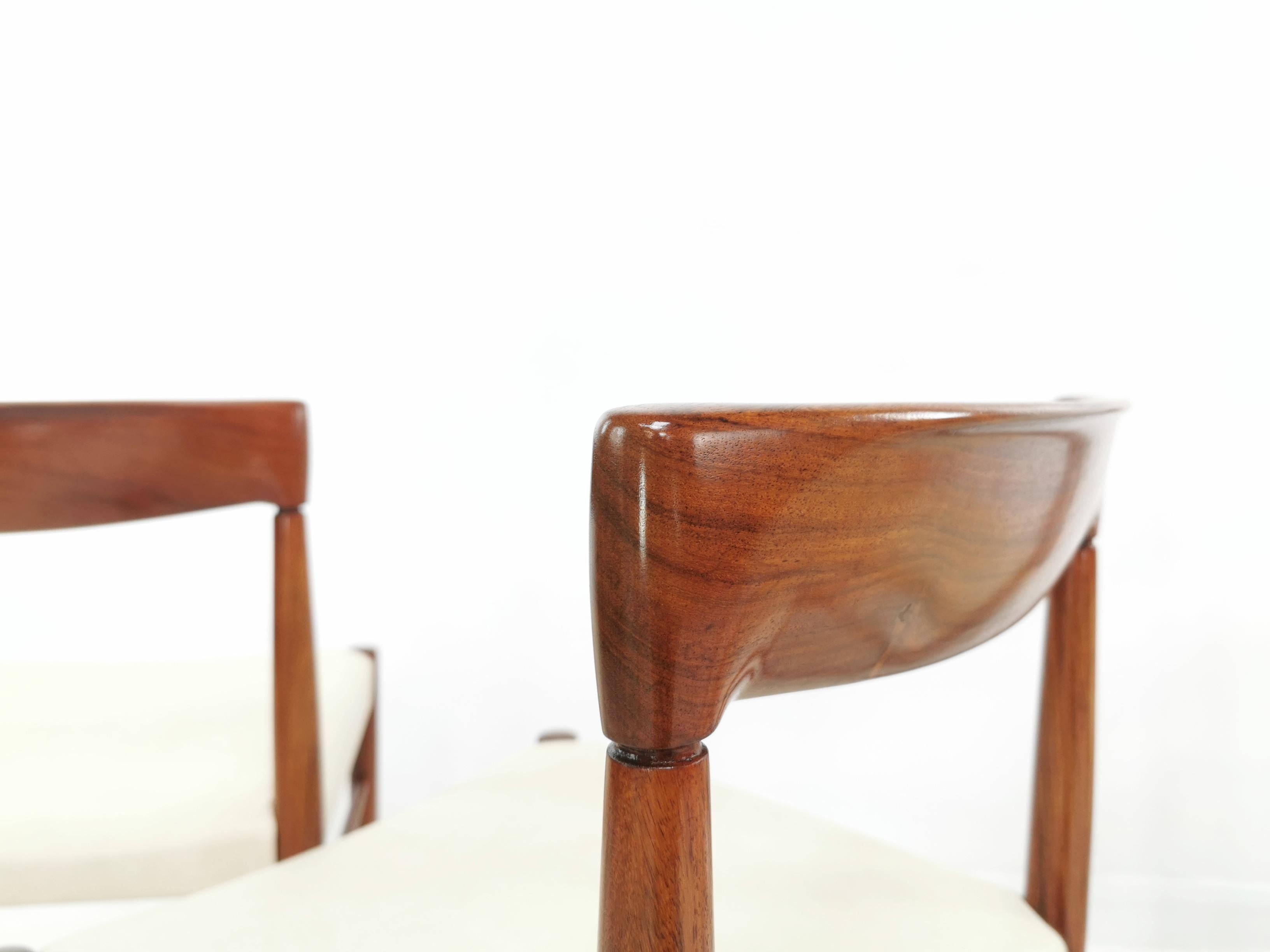 Vintage Teak Danish Dining Chairs by H.W. Klein for Bramin 1