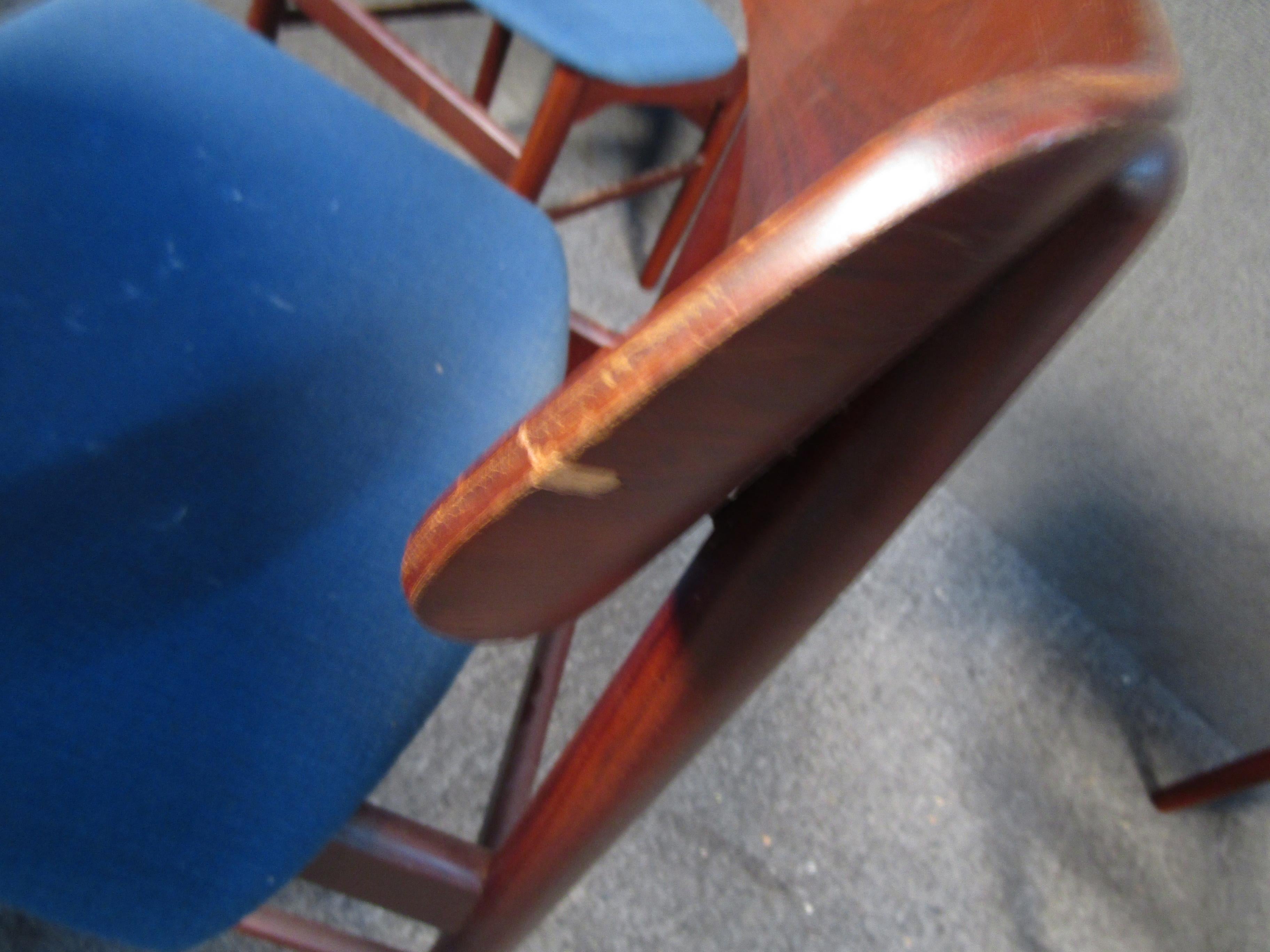 Mid-20th Century Vintage Teak Danish Dining Chairs For Sale