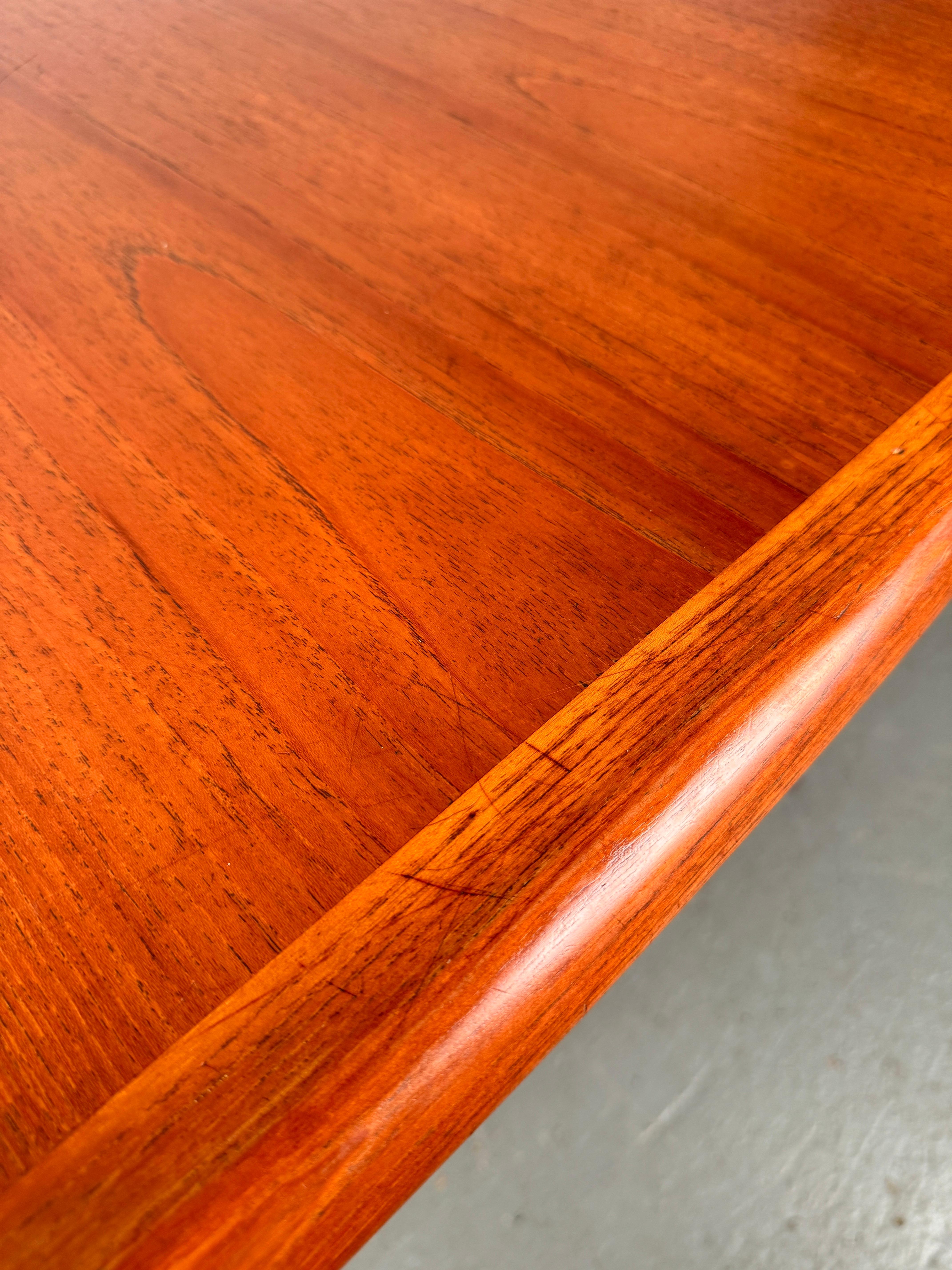 Vintage Teak Danish Leaf Table en vente 12