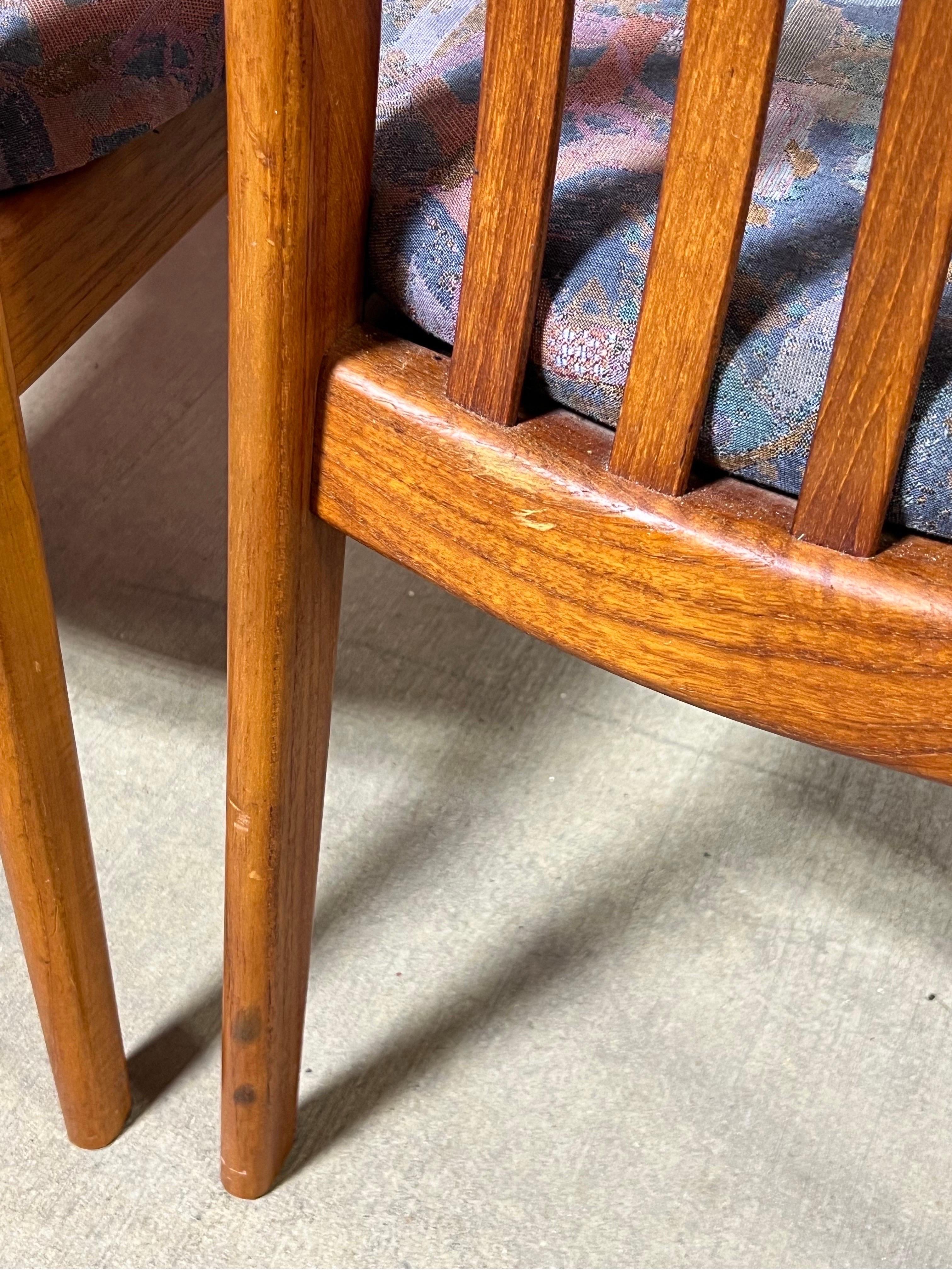 Vintage Teak Danish Modern Preben Schou Dining Chairs - Set of 6 10