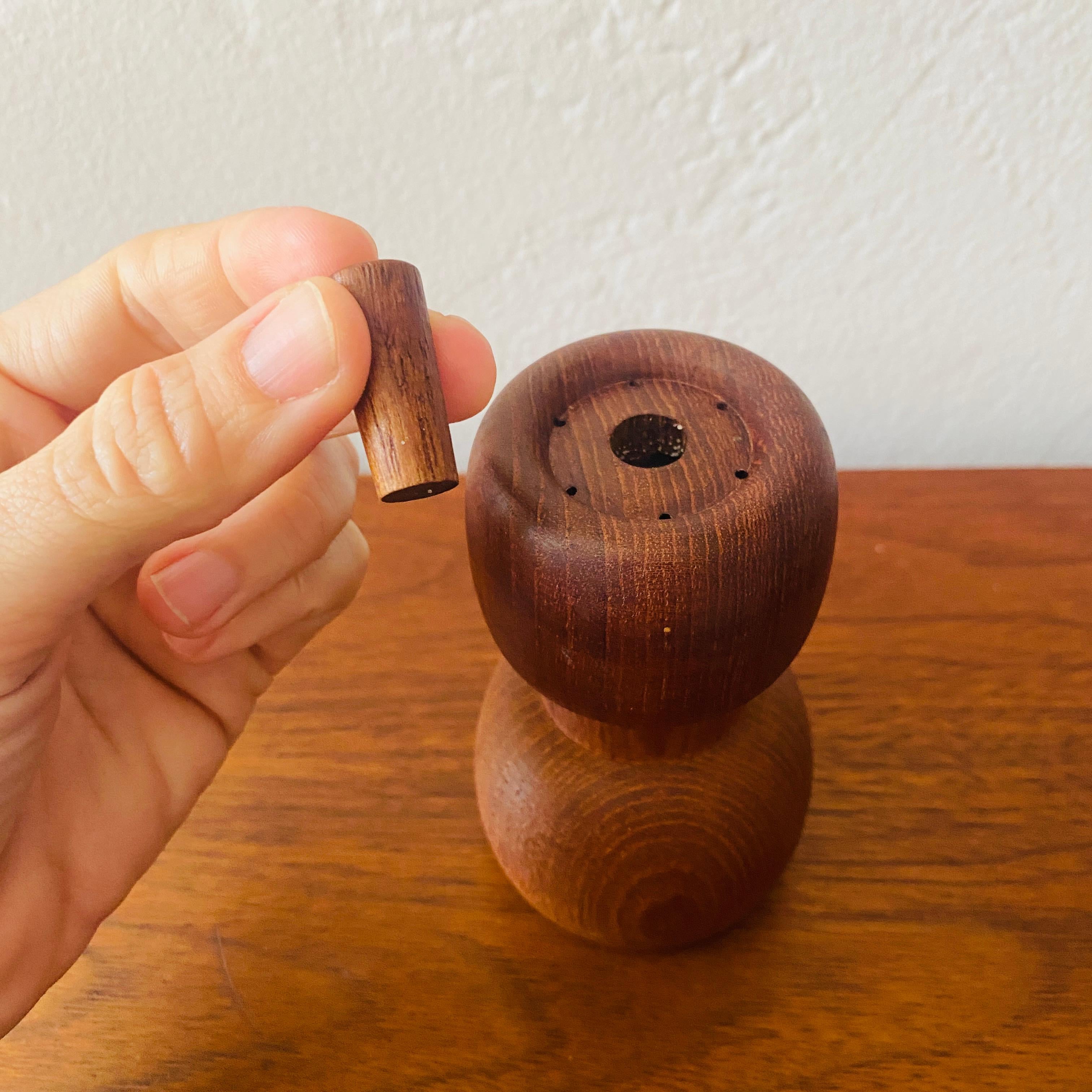 Mid-20th Century Vintage Teak Dansk Salt and Pepper Mill by Jens H. Quistgaard
