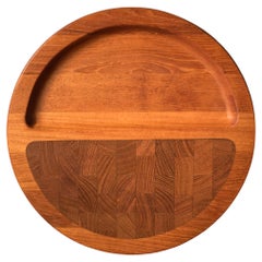 Vintage Teak Dansk Serving Tray Cutting Board Platter by Jens H. Quistgaard