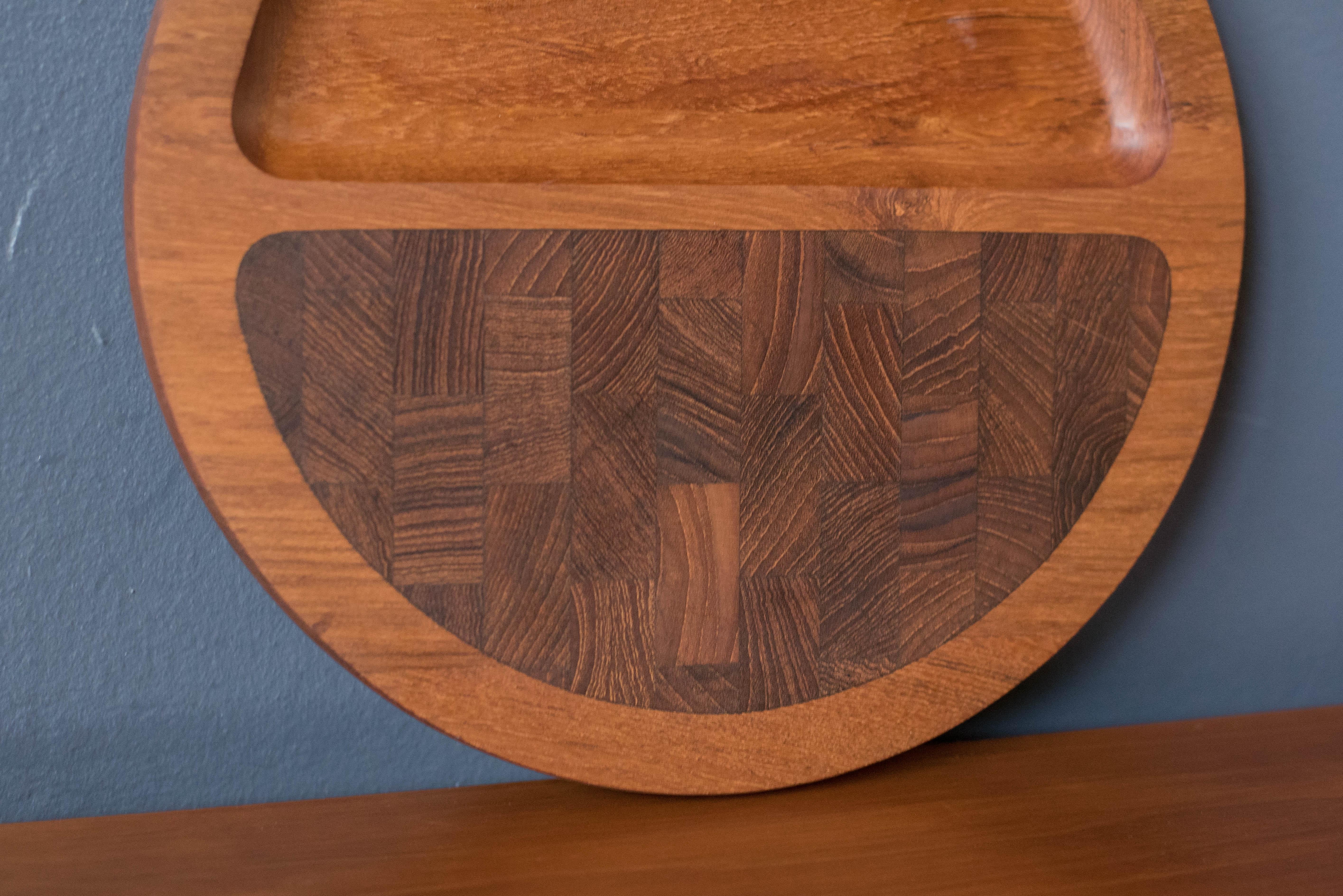 Danish Vintage Teak Dansk Serving Tray Platter by Jens H. Quistgaard