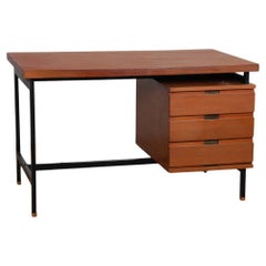 Vintage teak desk by Pierre Guariche, 1960s
