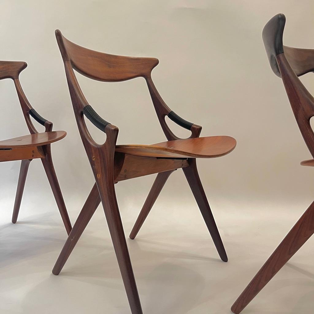 Mid-20th Century Vintage Teak Dining Chair by Arne Hovmand Olsen, Denmark ca. 1950s