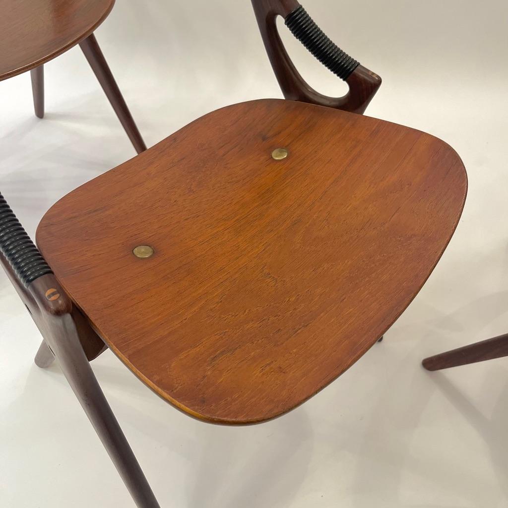 Vintage Teak Dining Chair by Arne Hovmand Olsen, Denmark ca. 1950s 1