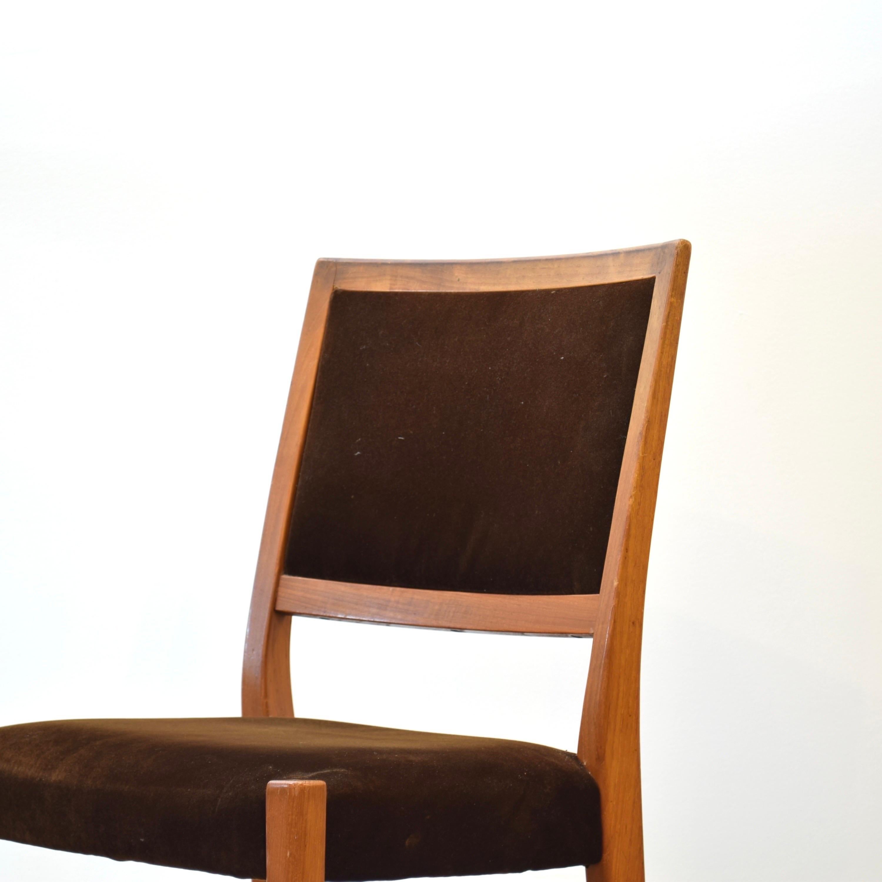 Ensemble de chaises de salle à manger en teck vintage par Svegards Markaryd en vente 5