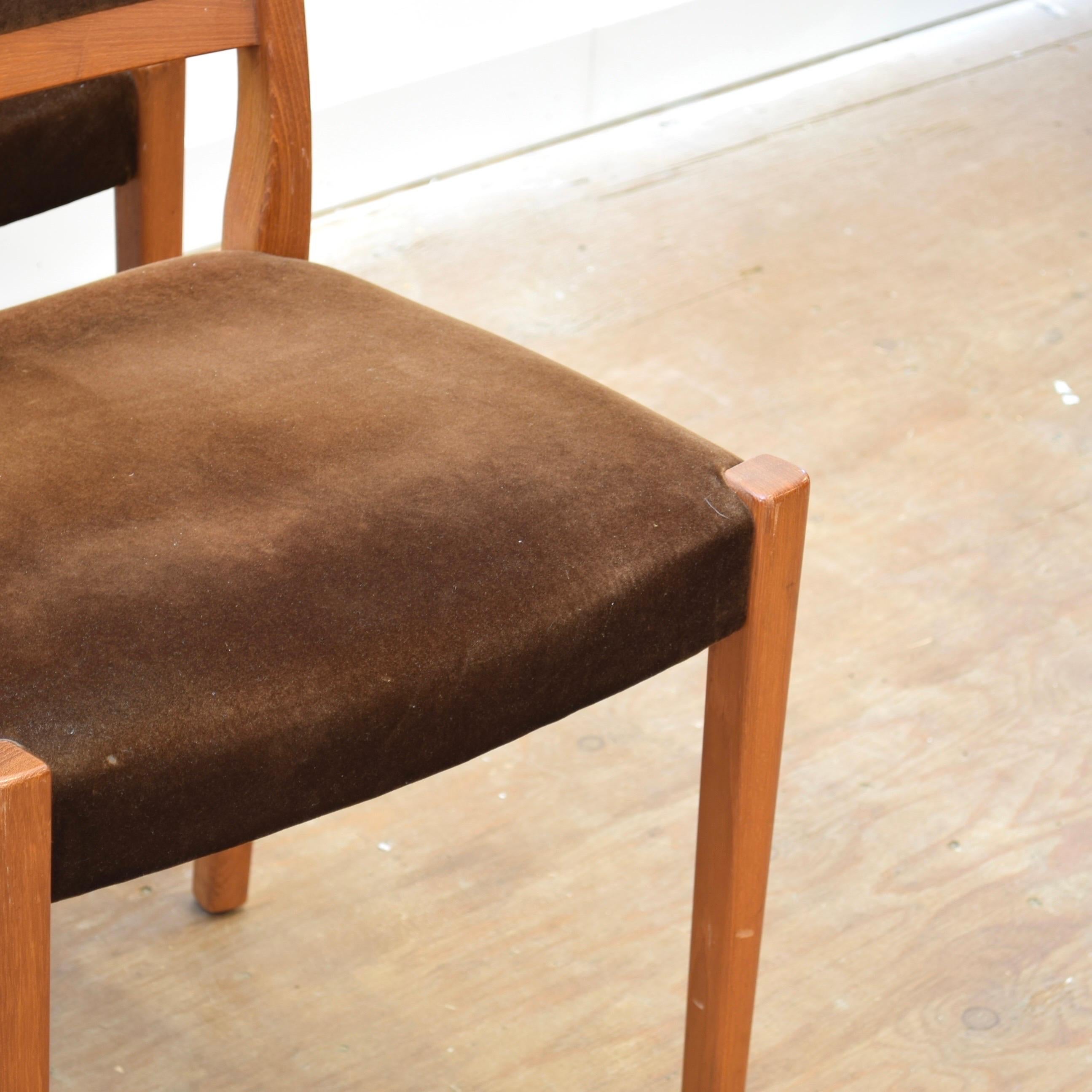 Mid-Century Modern Vintage Teak Dining Chair Set by Svegard Markaryd For Sale
