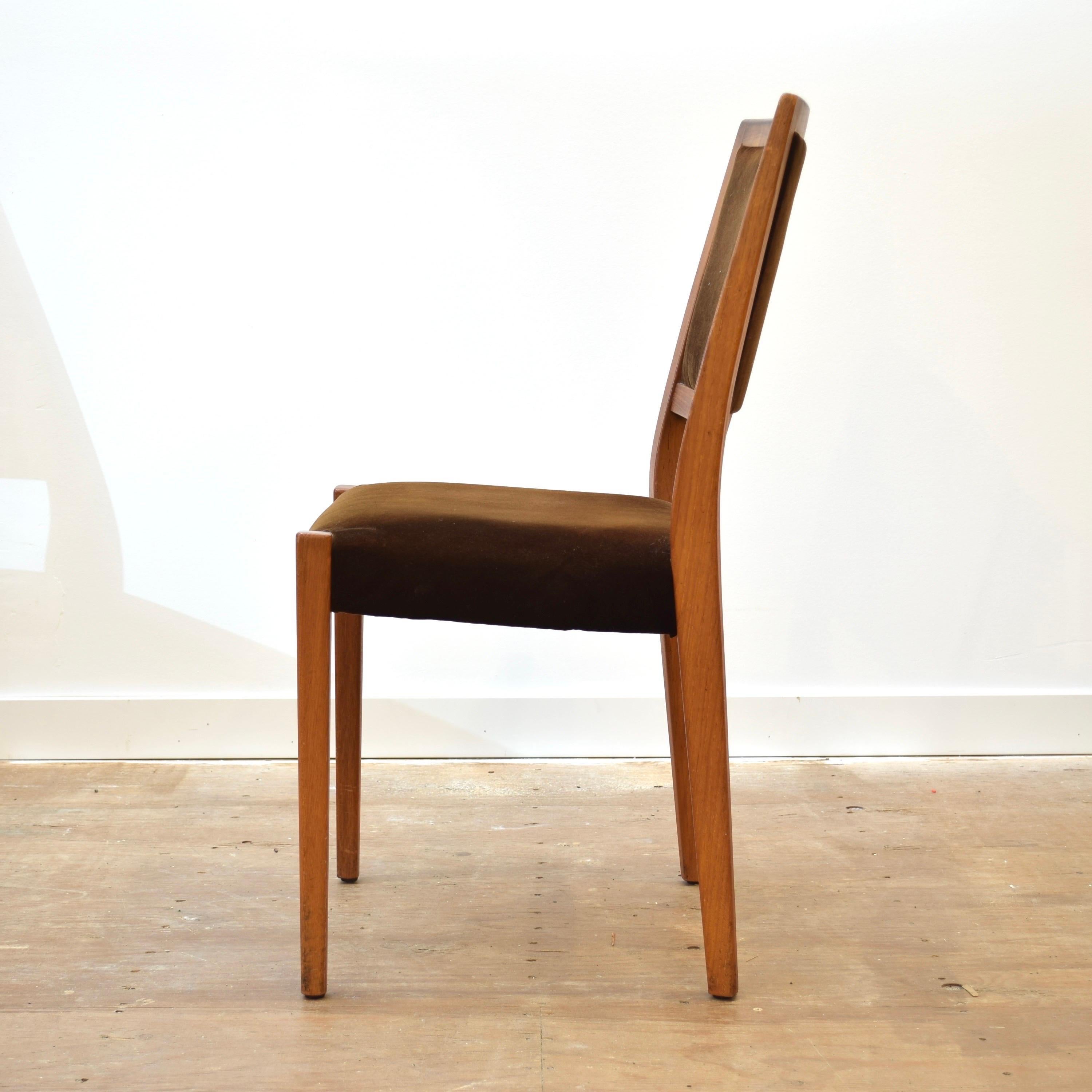 Ensemble de chaises de salle à manger en teck vintage par Svegards Markaryd en vente 3