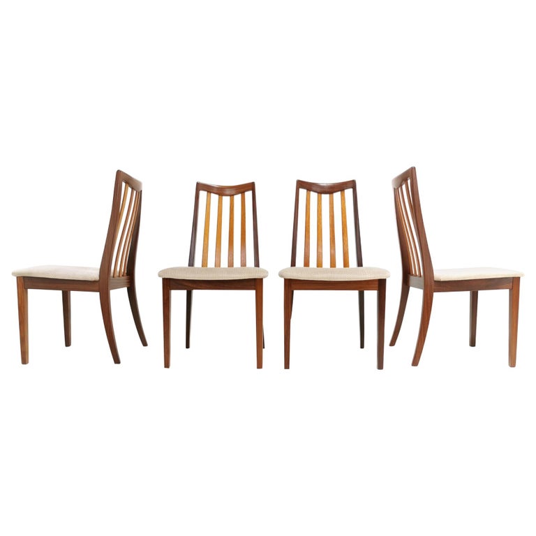 Vintage Teak Dining Chairs By Leslie Dandy For G Plan 1960s Set Of 4 For Sale At 1stdibs