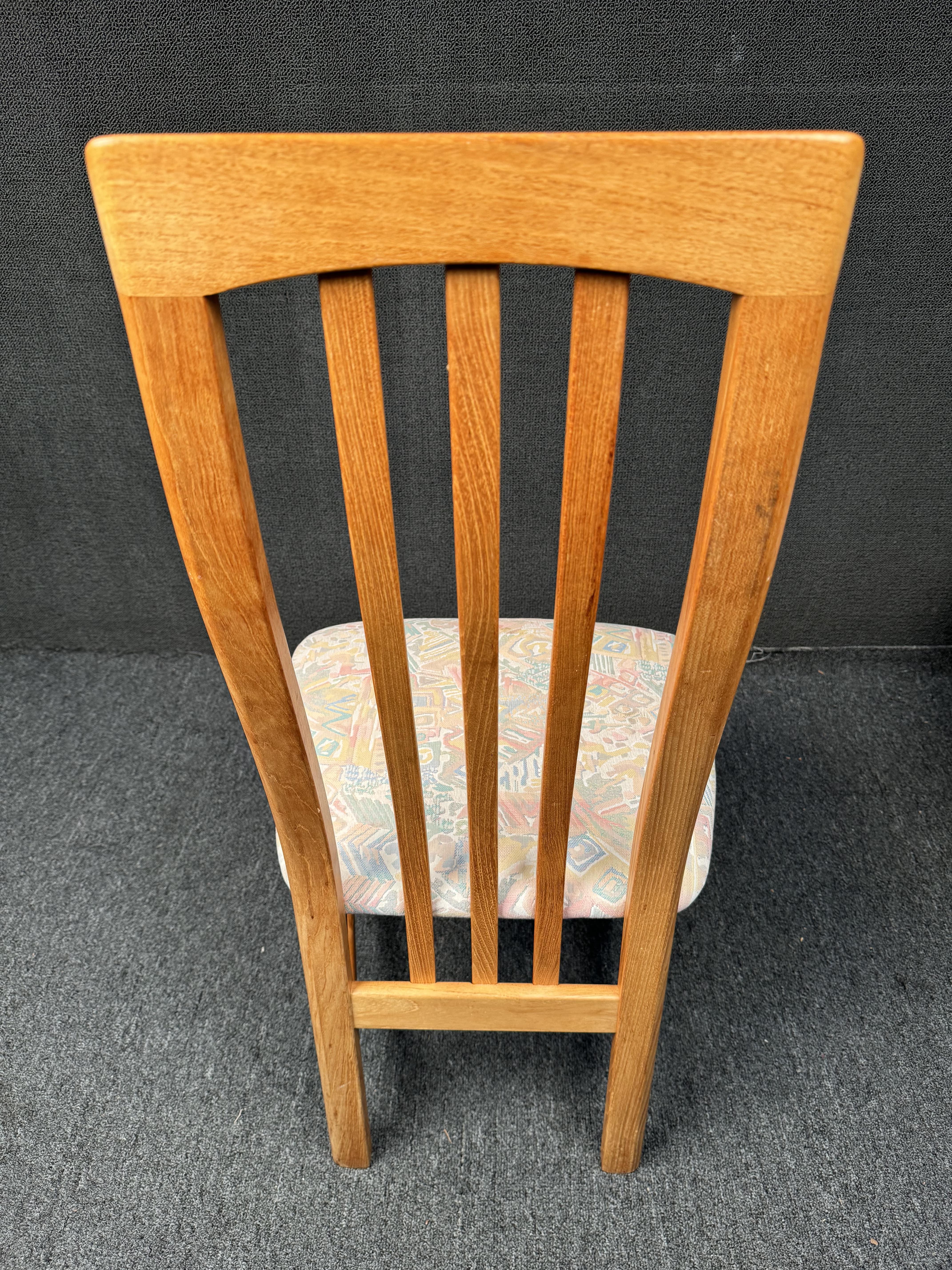 Vintage Teak Dining Chairs by Nordic Furniture For Sale 10