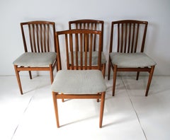 Vintage Teak Dining Chairs in the style of DUX by Vamdrup Stolefrbik Denmark