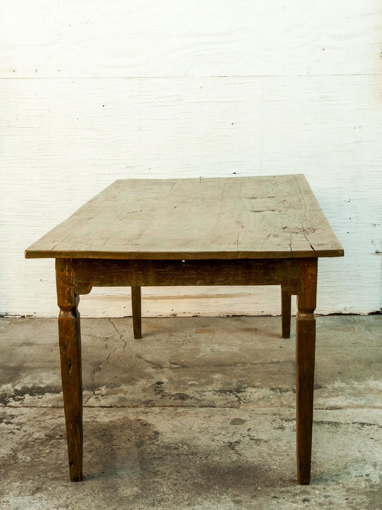Vintage Teak Dining / Kitchen Table Java, Original Color Traces Mid-20th Century at 1stDibs