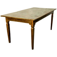 Vintage Teak Dining / Kitchen Table Java, Original Color Traces Mid-20th Century