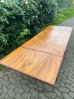 Vintage Teak Dining Table with Extension Leaves