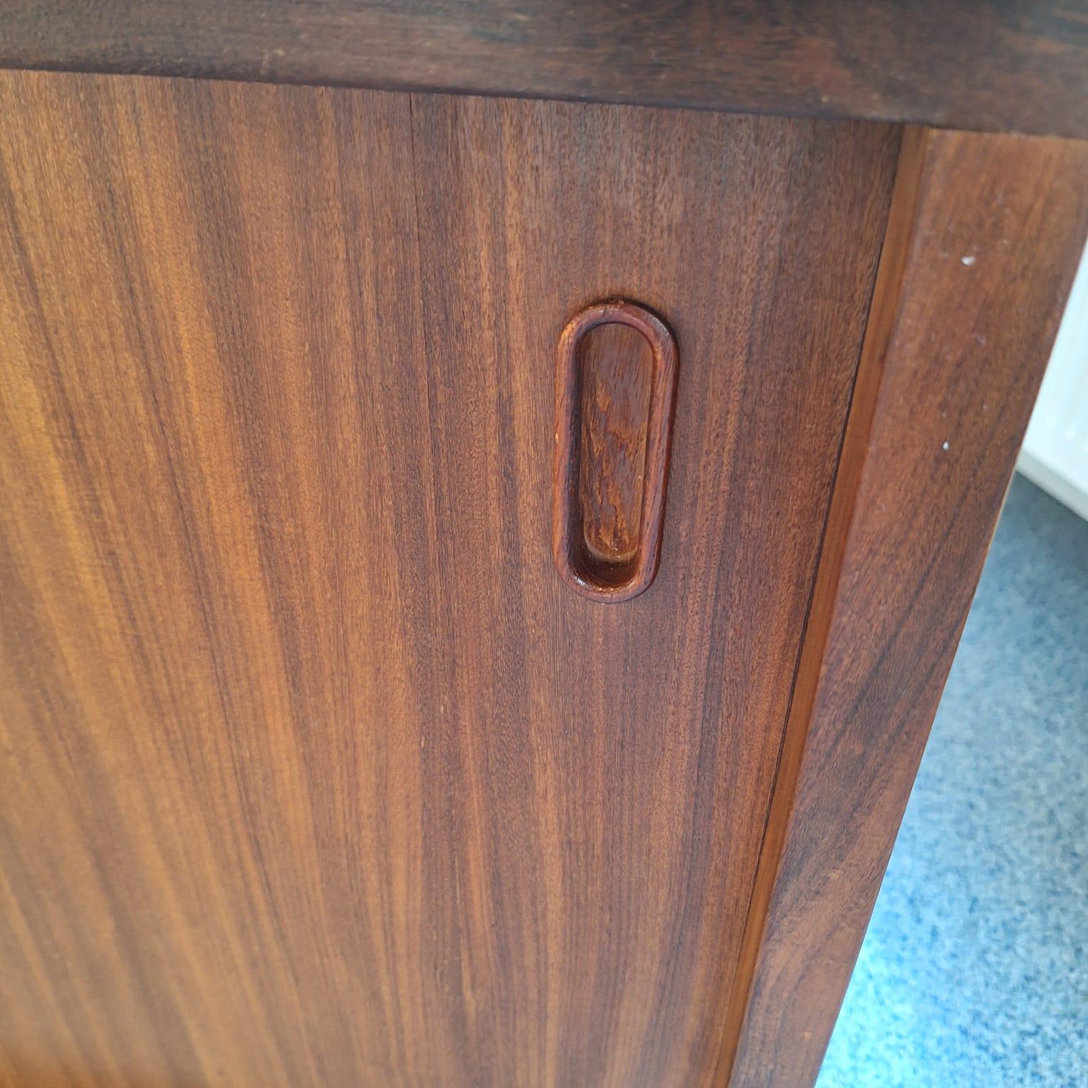 Vintage teak dresser 1960s For Sale 8
