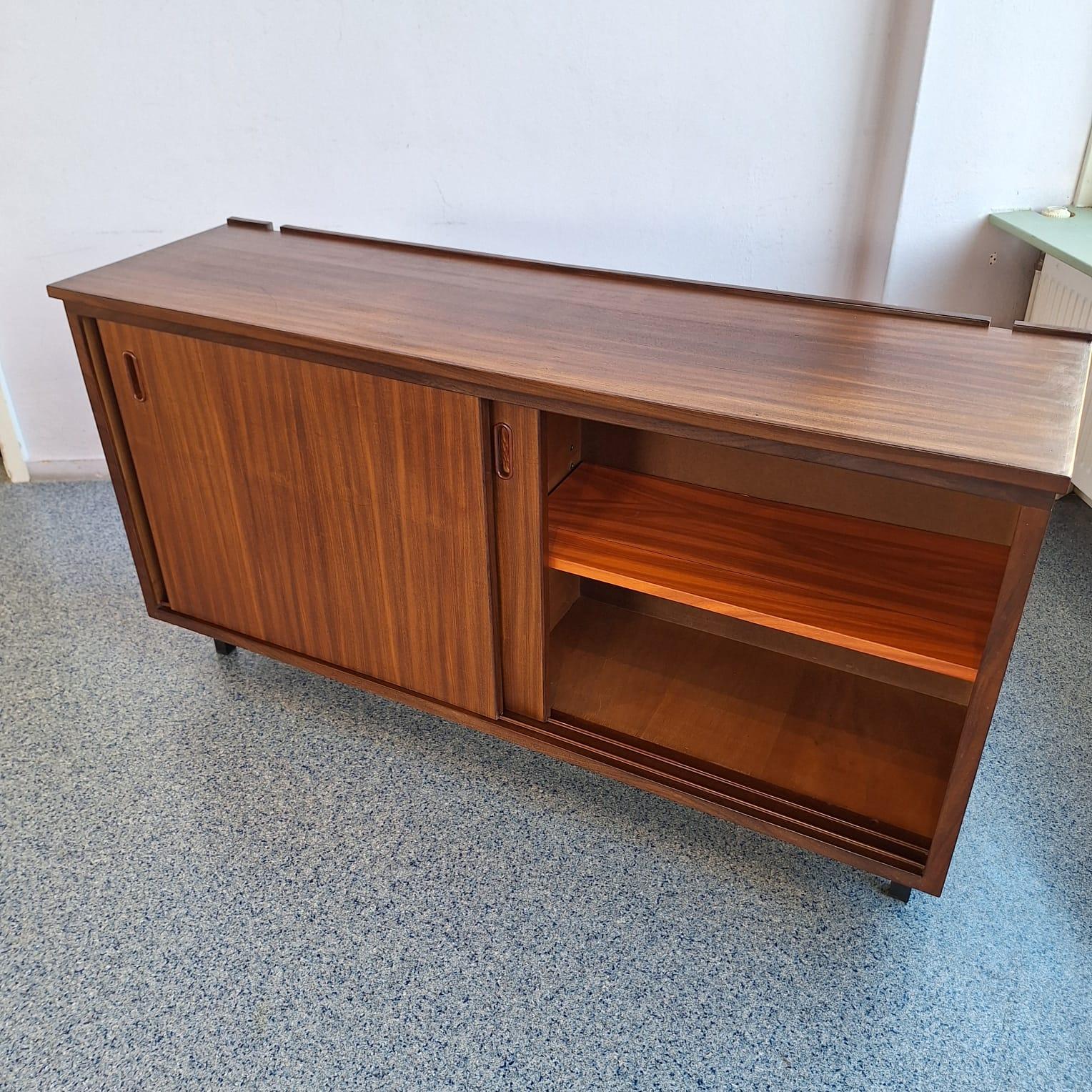Metal Vintage teak dresser 1960s For Sale