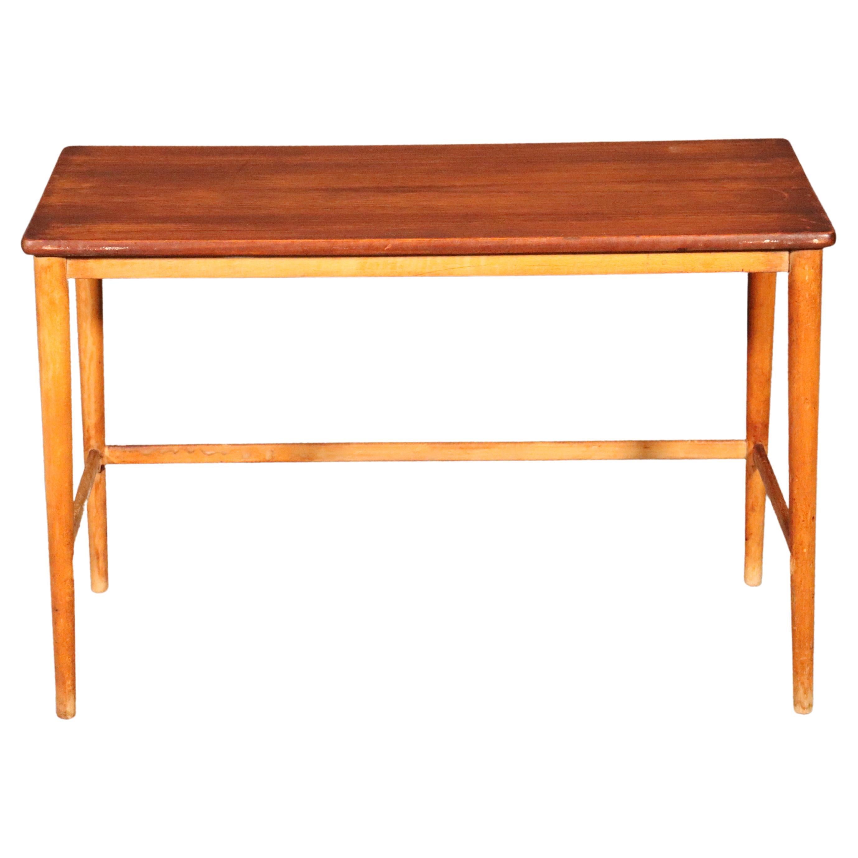 Vintage Teak End Table For Sale