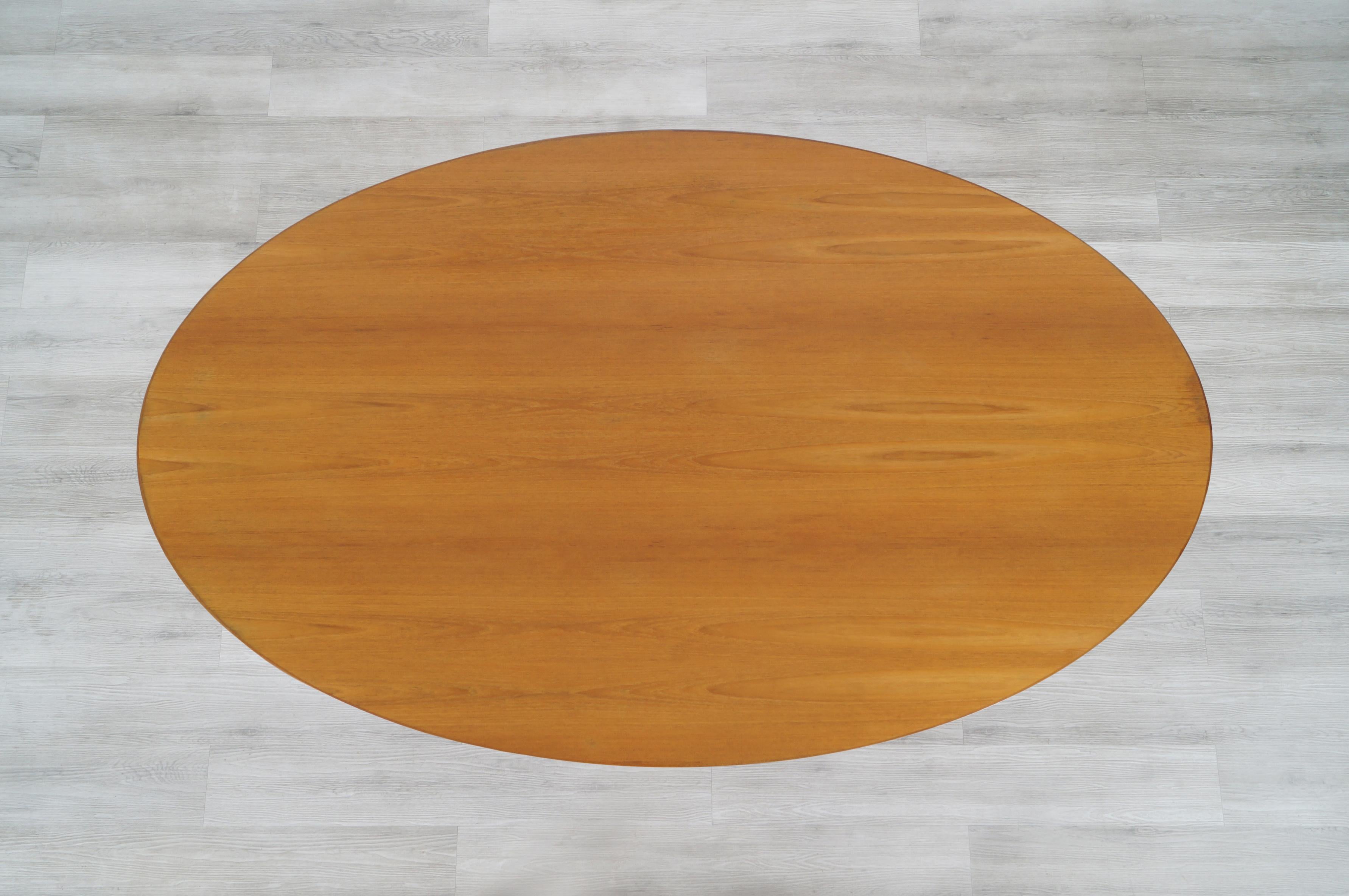 Vintage Teak Executive Desk or Dining Table by Florence Knoll 3