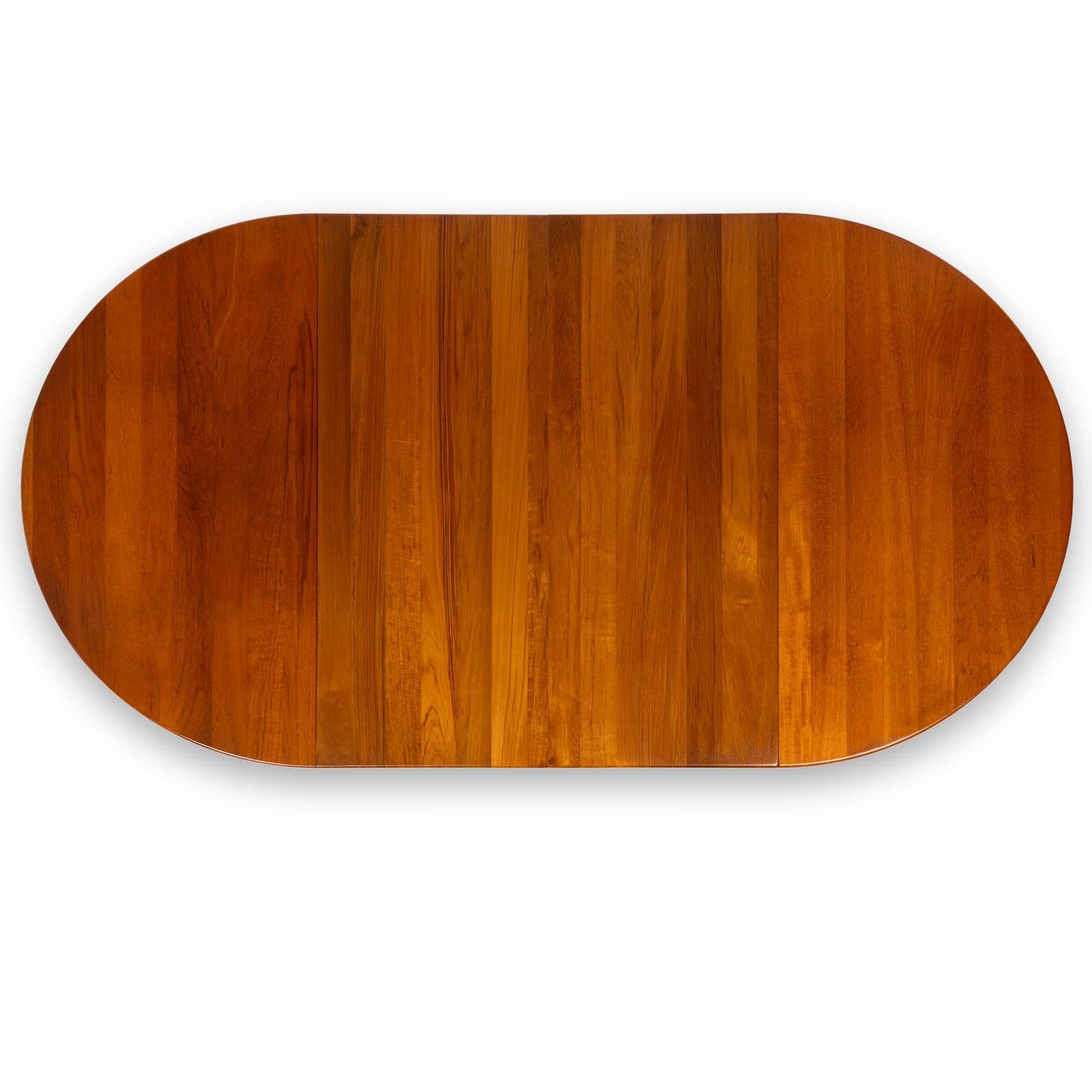 Table à manger extensible en teck vintage par Dyrlund en vente 1