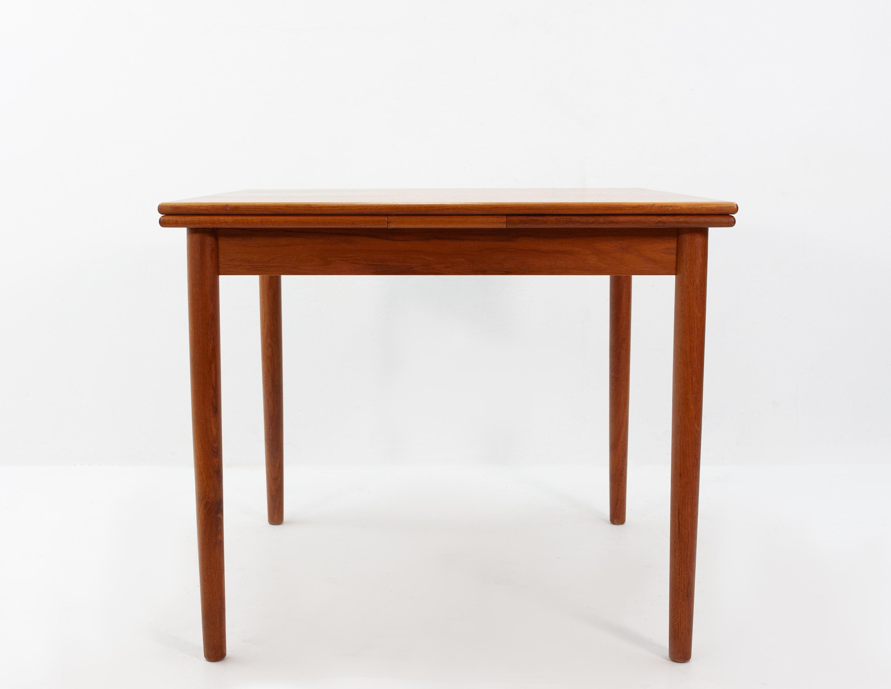 Danish Vintage Teak Extendable Table, Denmark, 1960s