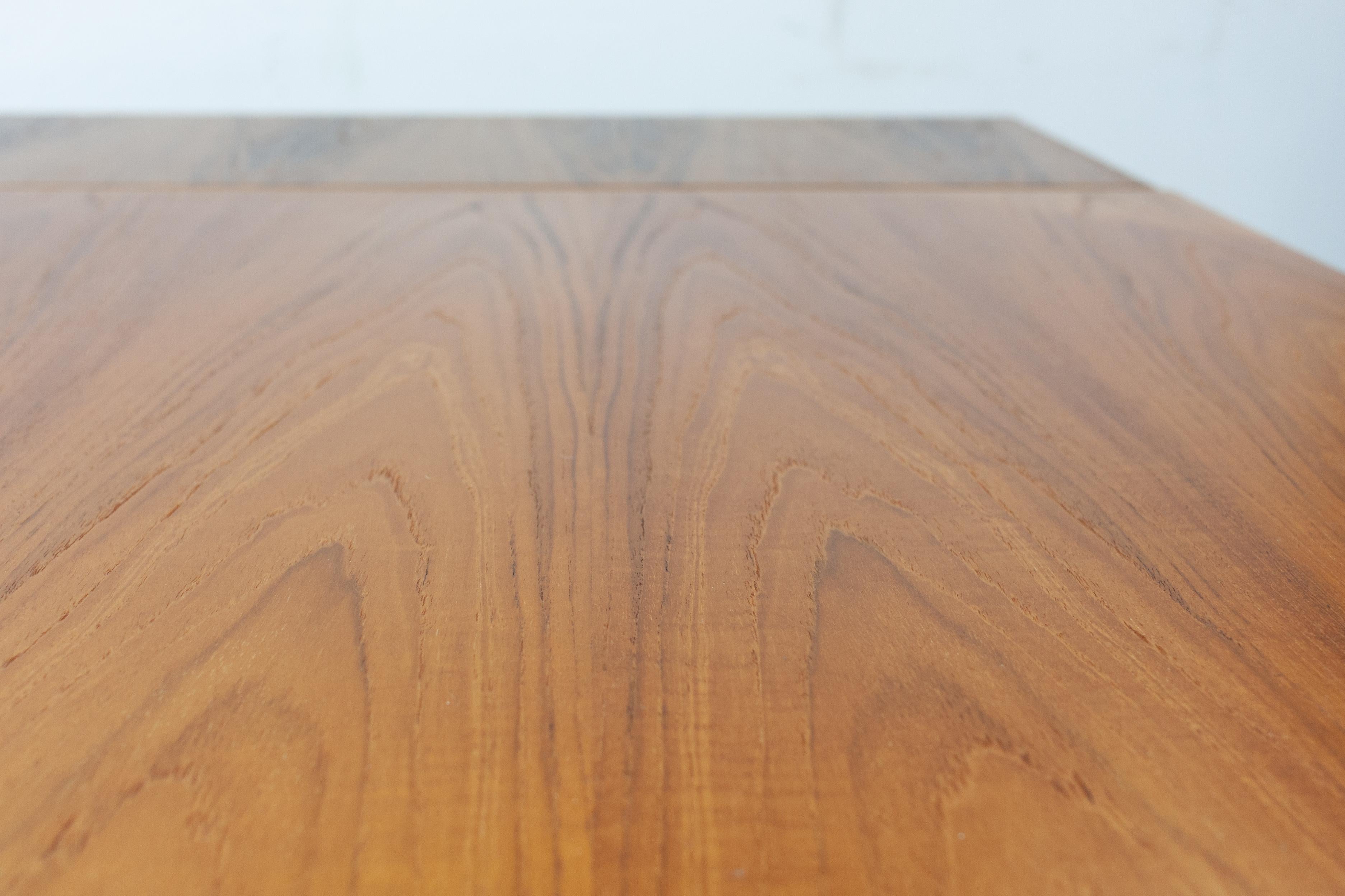 Mid-20th Century Vintage Teak Extendable Table, Denmark, 1960s