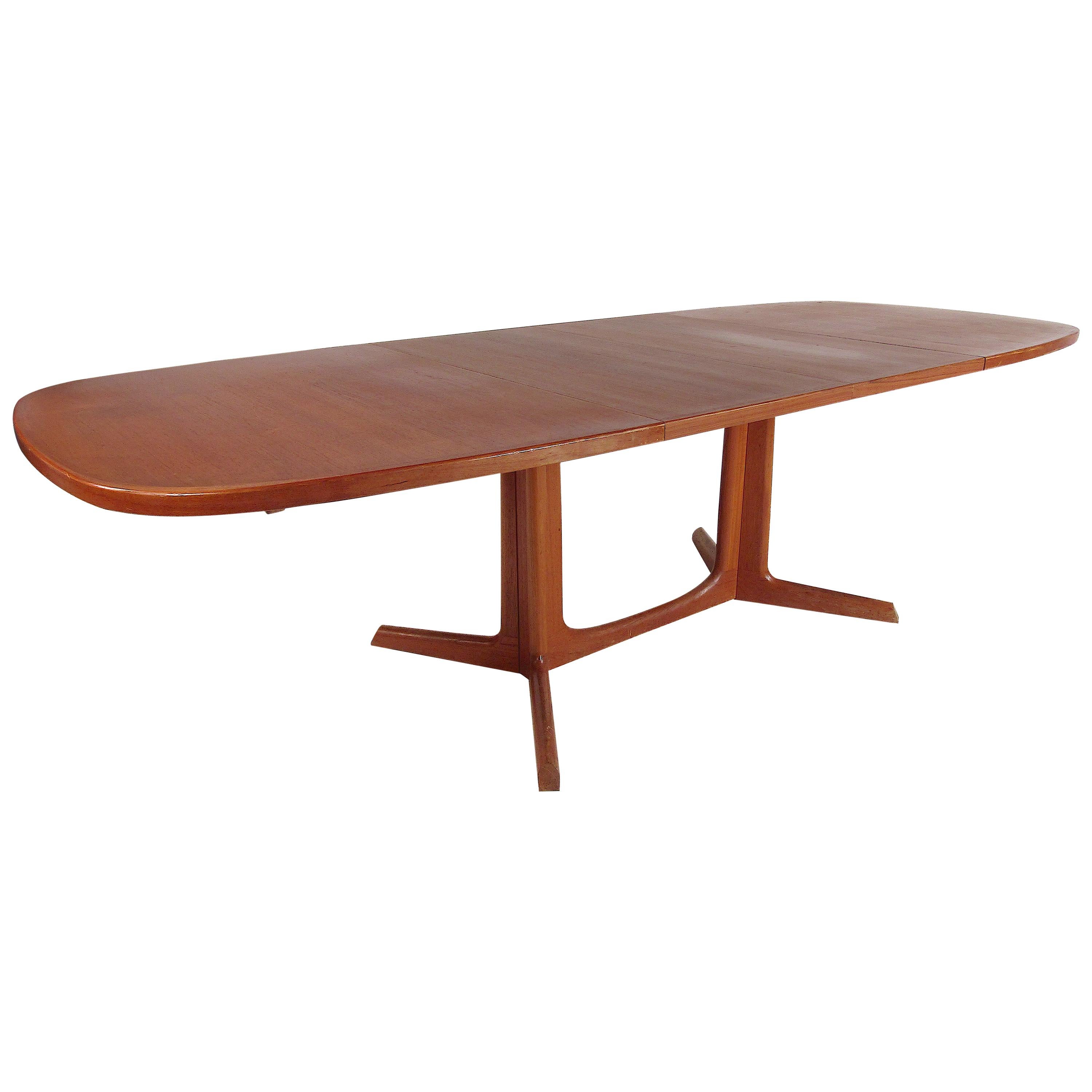 Vintage Teak Extending Dining Table by Niels O.Moller for Gudme Mobelfabrik