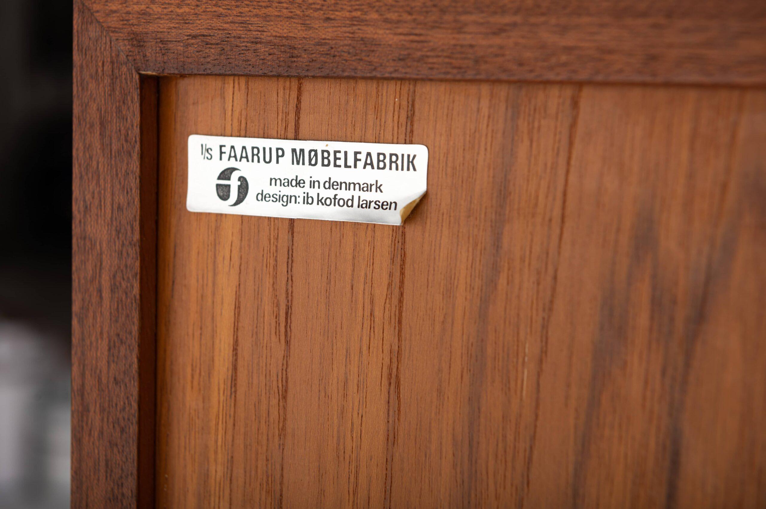 Wood Vintage Teak Fa-66 Sideboard by Ib Kofod-Larsen for Faarup Mobelfabrik, 1960s