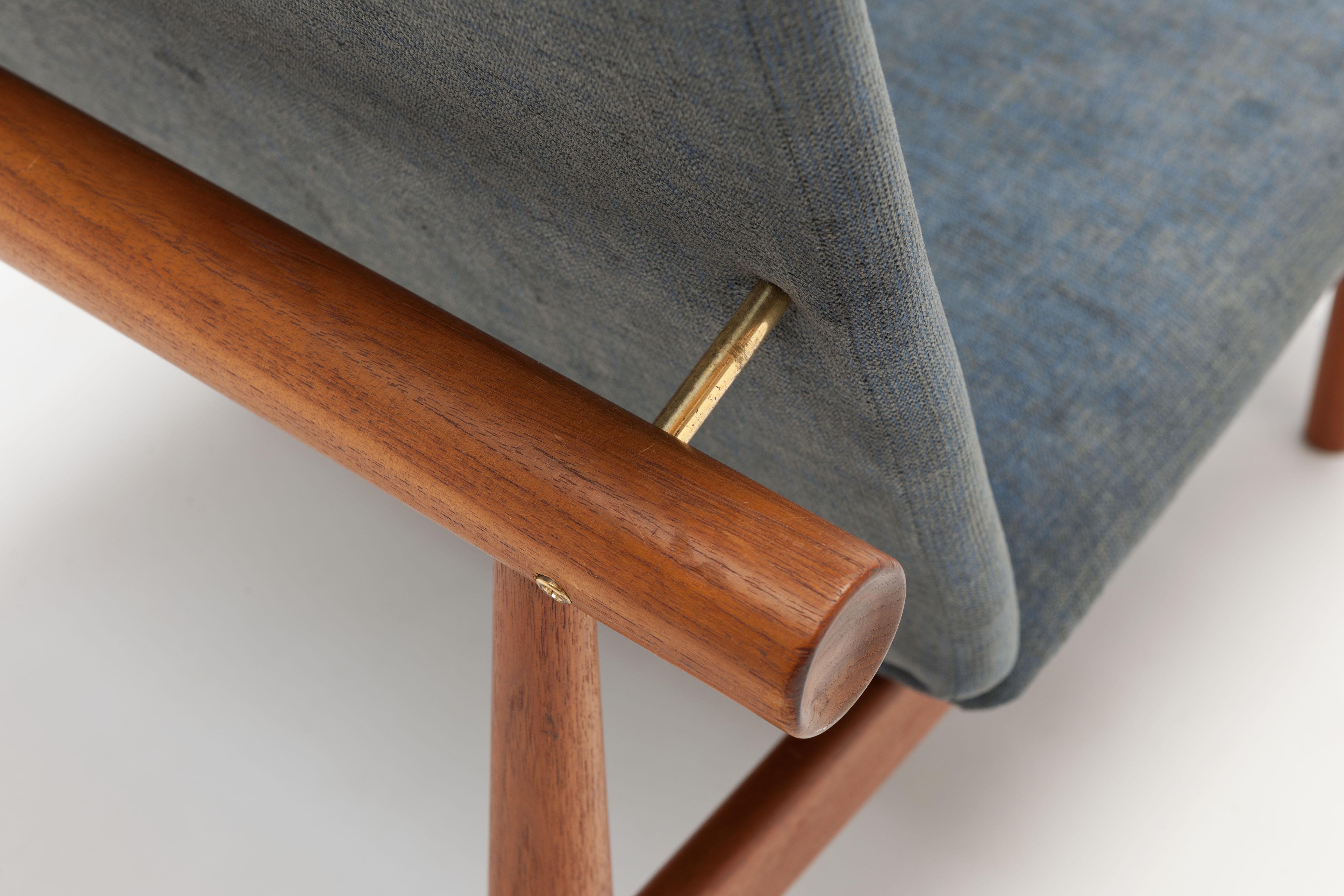 Vintage Teak Finn Juhl Japan Chair by France & Son, New Upholstery 1
