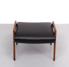 Vintage Teak foot stool, Scandinavian, 1960s