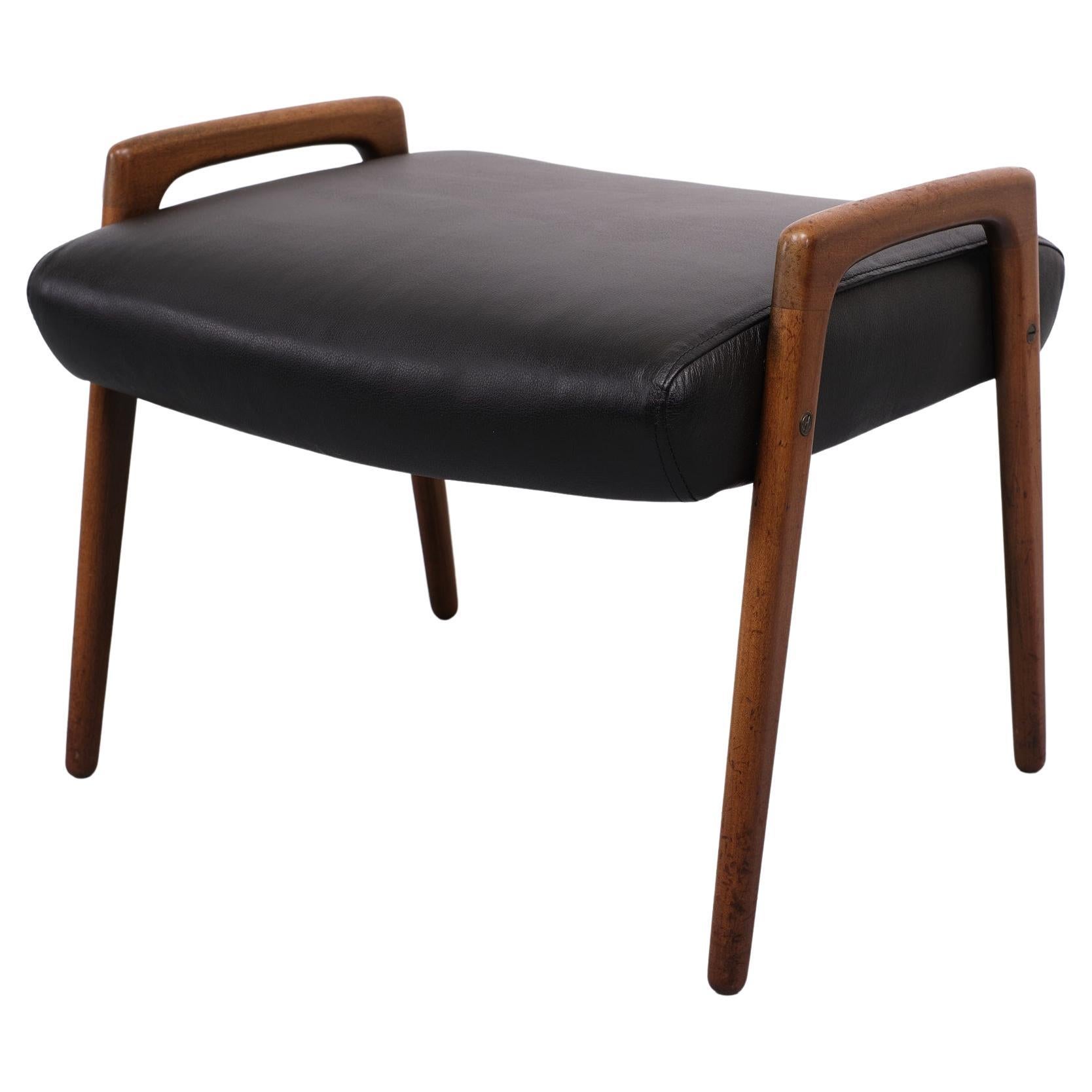 Vintage Teak foot stool, Scandinavian, 1960s