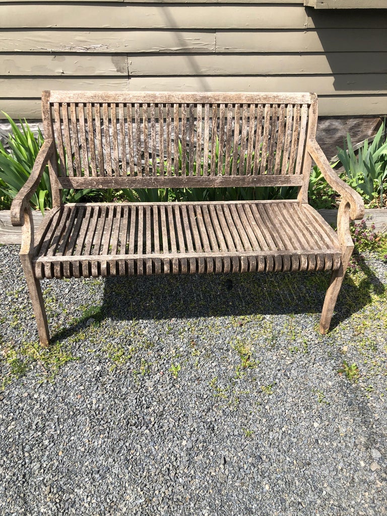 Vintage Teak Garden Bench by Smith Hawken