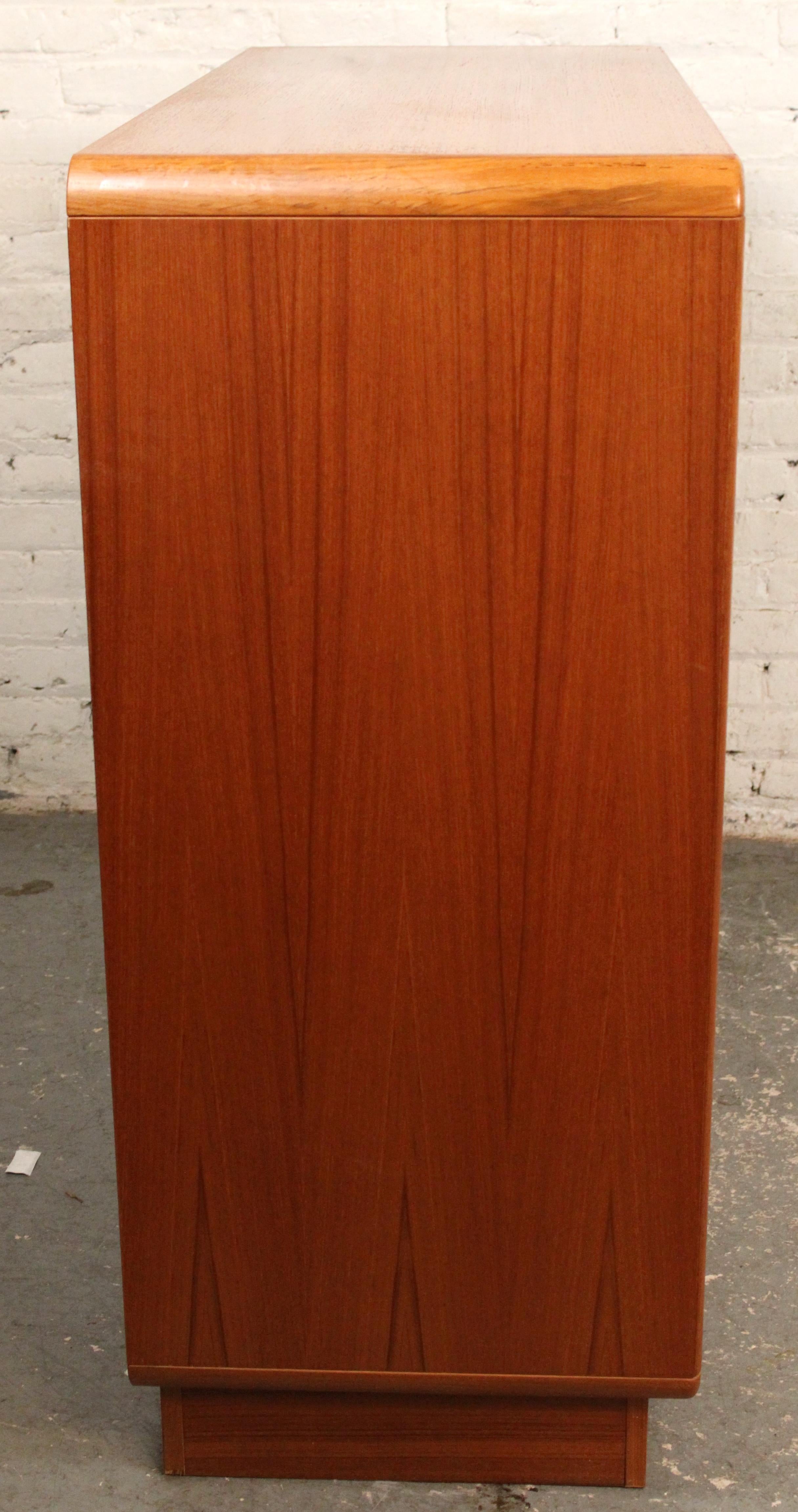 Vintage Teak Gentleman's Chest by Sun Cabinet For Sale 8
