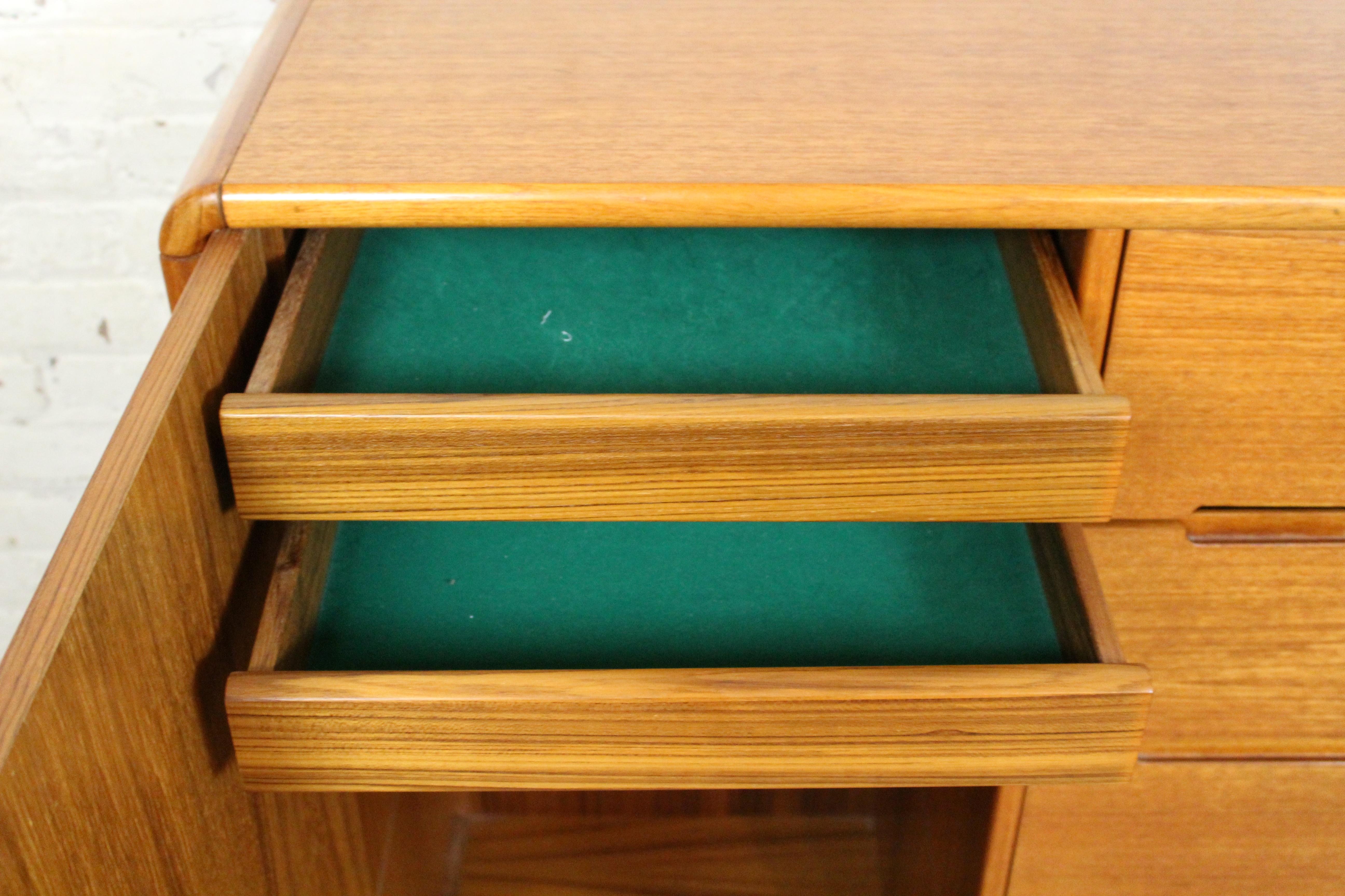 Vintage Teak Gentleman's Chest by Sun Cabinet For Sale 2