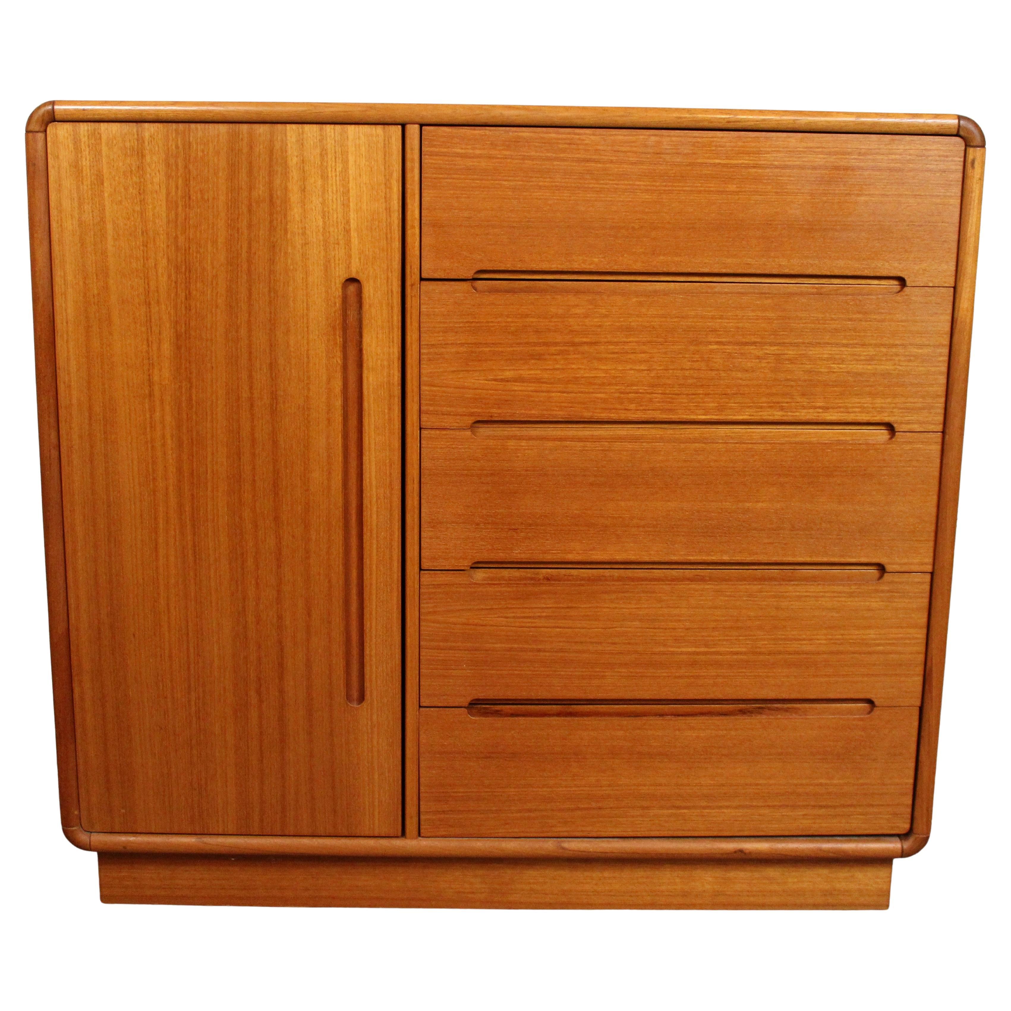 Vintage Teak Gentleman's Chest by Sun Cabinet For Sale
