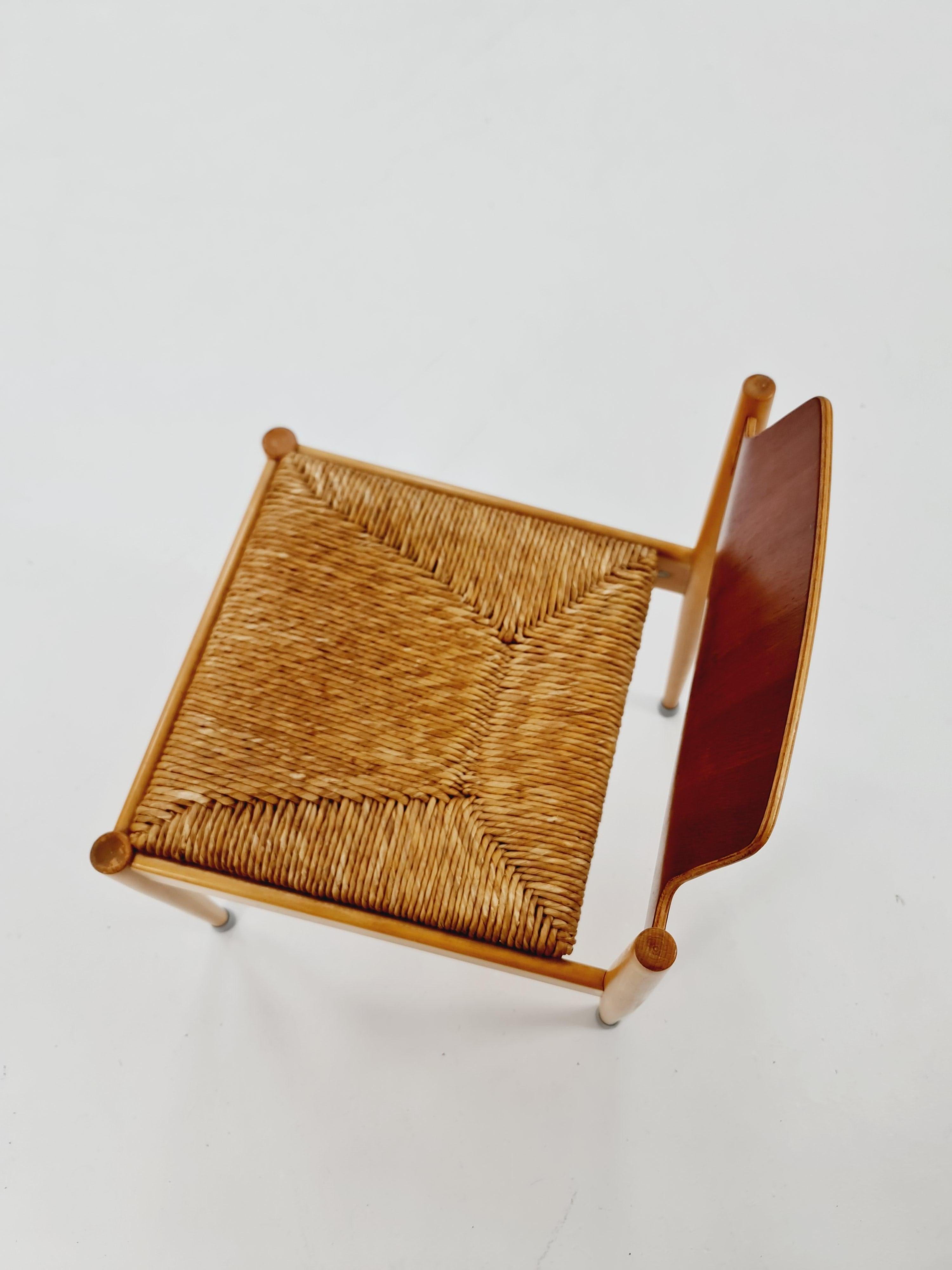 Sedie da pranzo tedesche in teak vintage di Egon Eiermann per Wilde + Spieth, 1950 in vendita 3