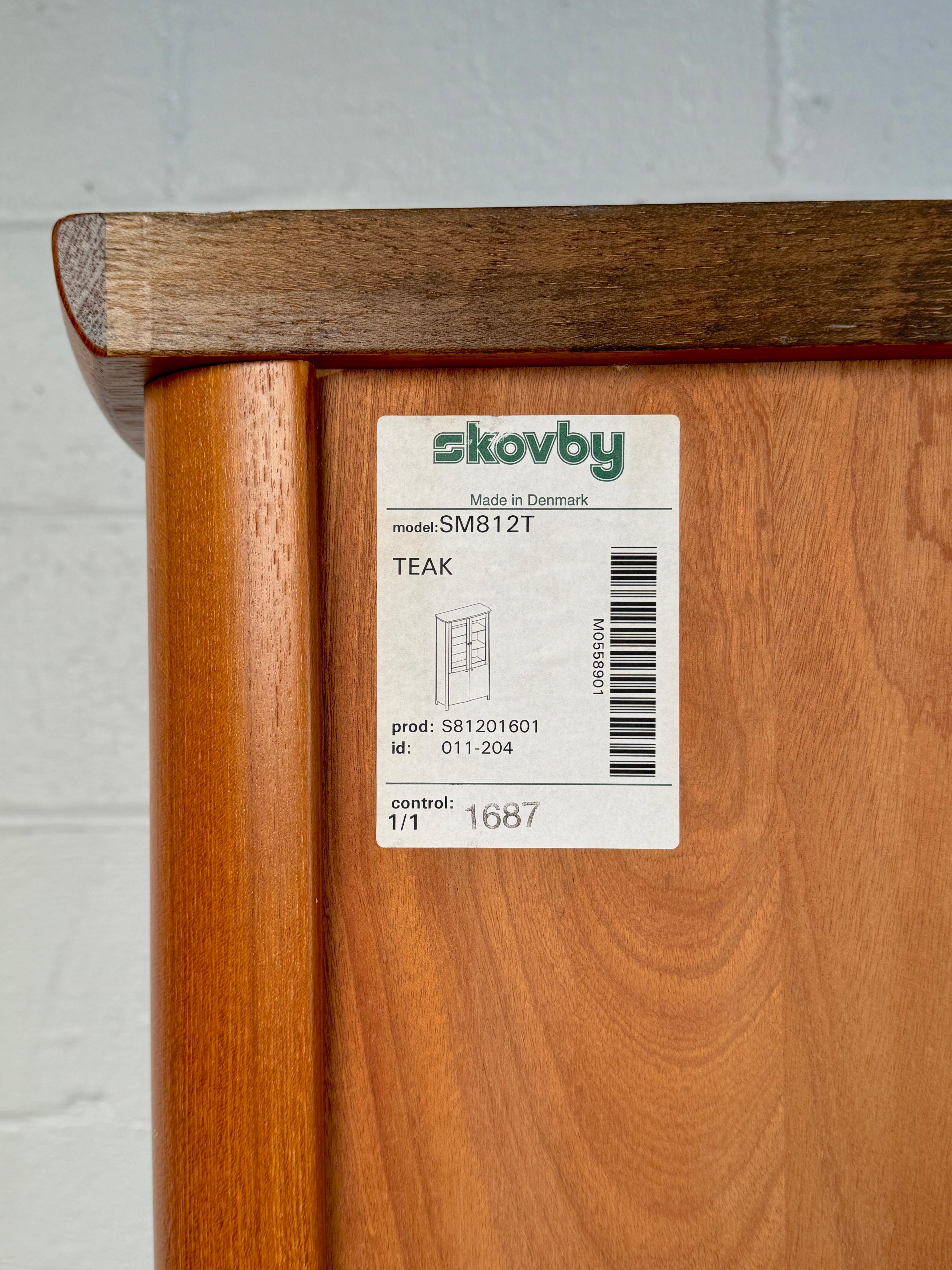 Meuble de rangement vintage en teck de Skovby en vente 13