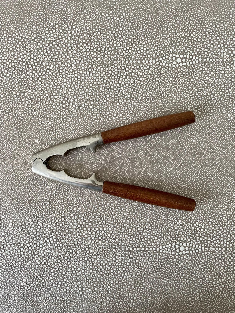 Vintage Teak Handled Nut Cracker For Sale at 1stDibs