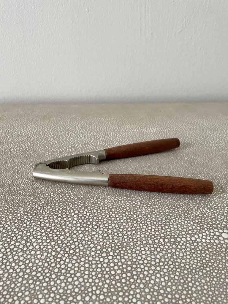 Vintage Teak Handled Nut Cracker For Sale at 1stDibs