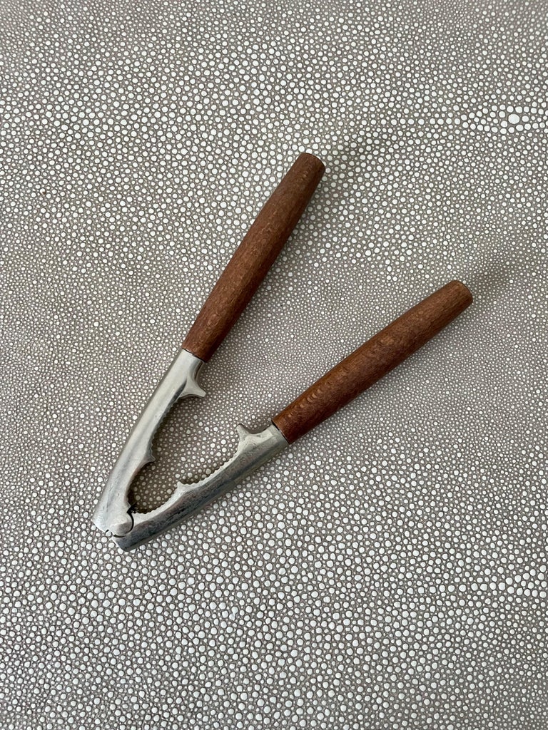 Vintage Teak Handled Nut Cracker For Sale at 1stDibs