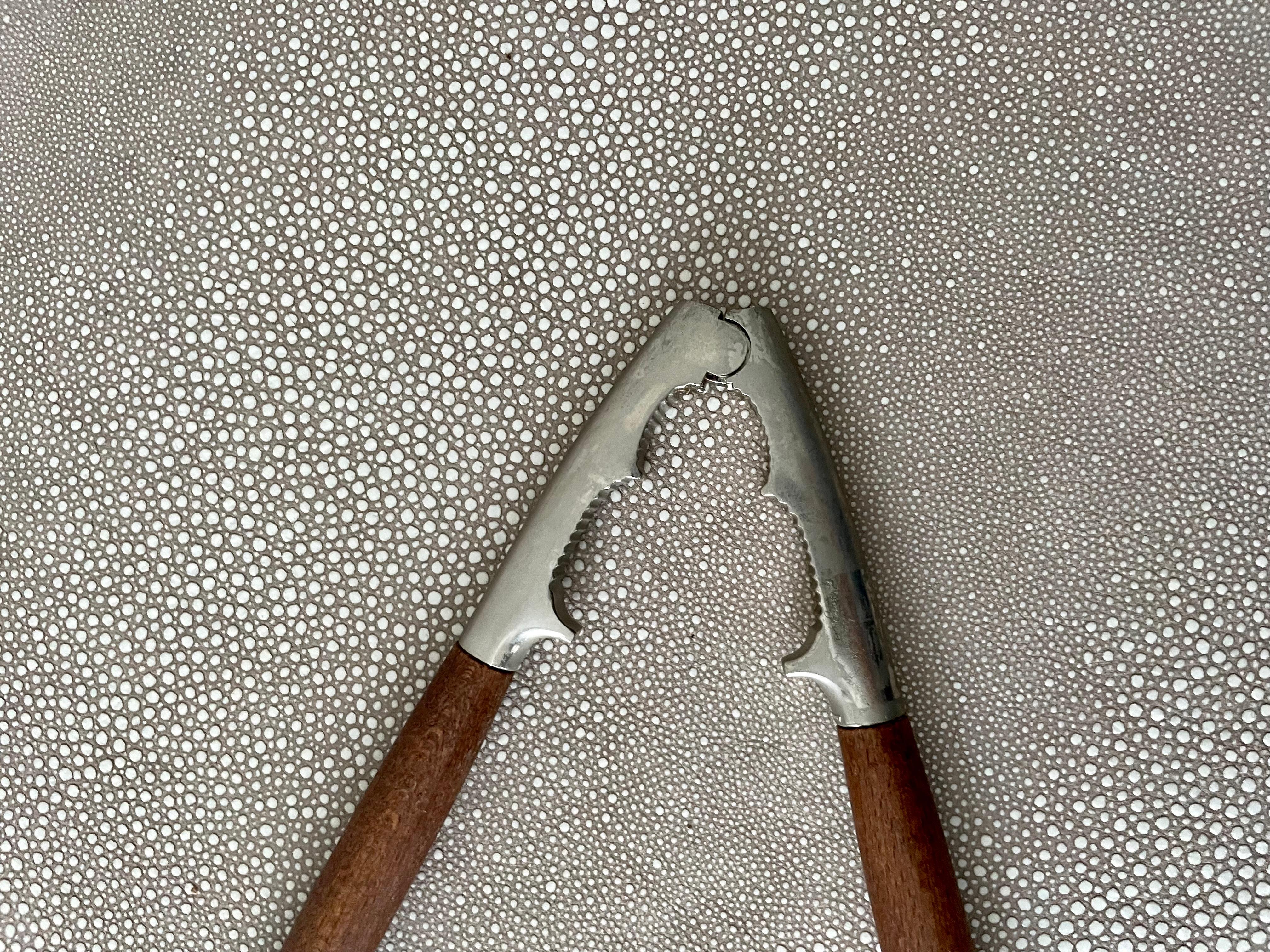 European Vintage Teak Handled Nut Cracker
